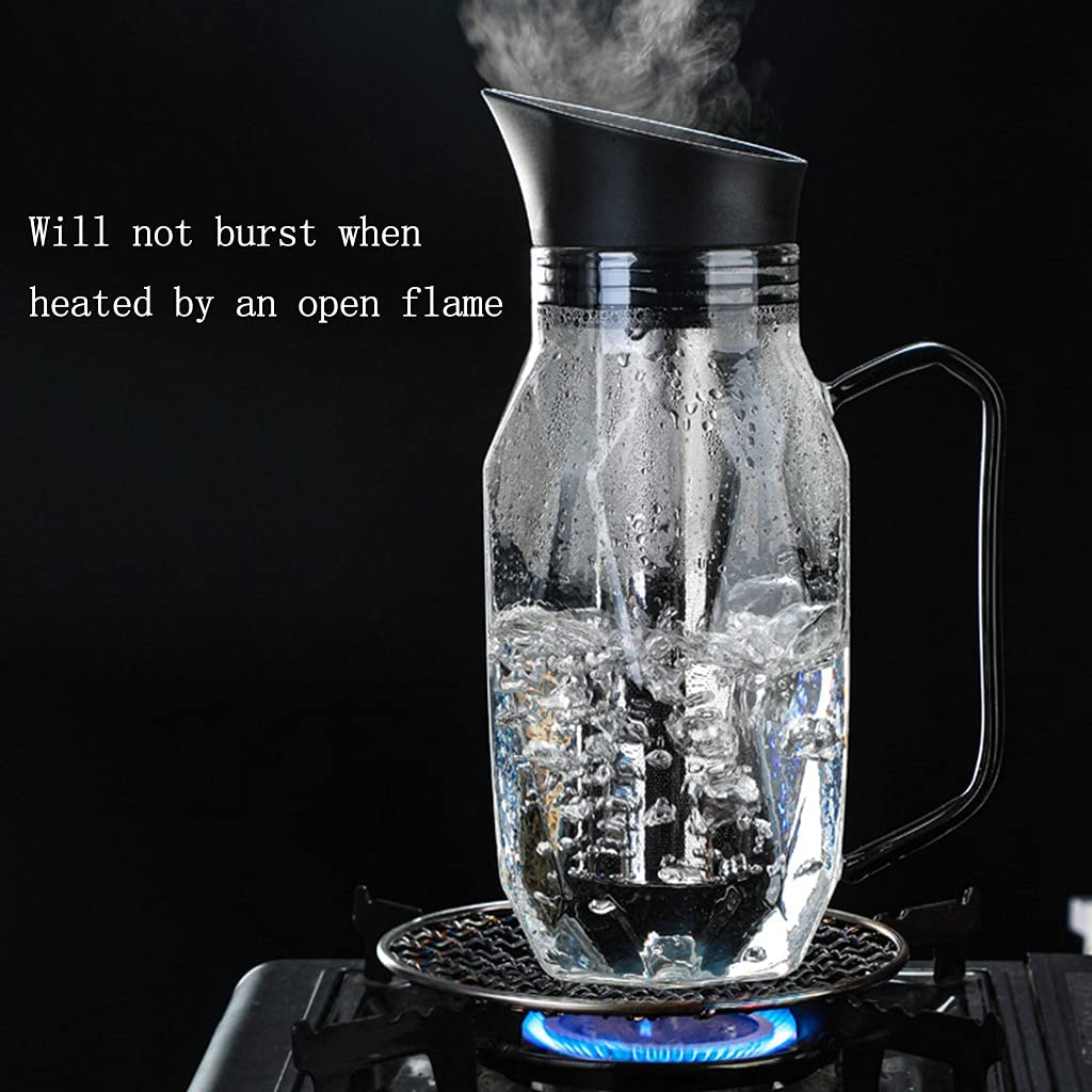 Premium Cold Brew Coffee Maker 1.5L/50.7oz - Airtight Iced Coffee Pitcher with Removable Tea Infuser - Perfect for Homemade Cold Brew, Iced Tea & Refreshing Drinks - Ideal for Office, Home Kitchen & Outdoor Picnics
