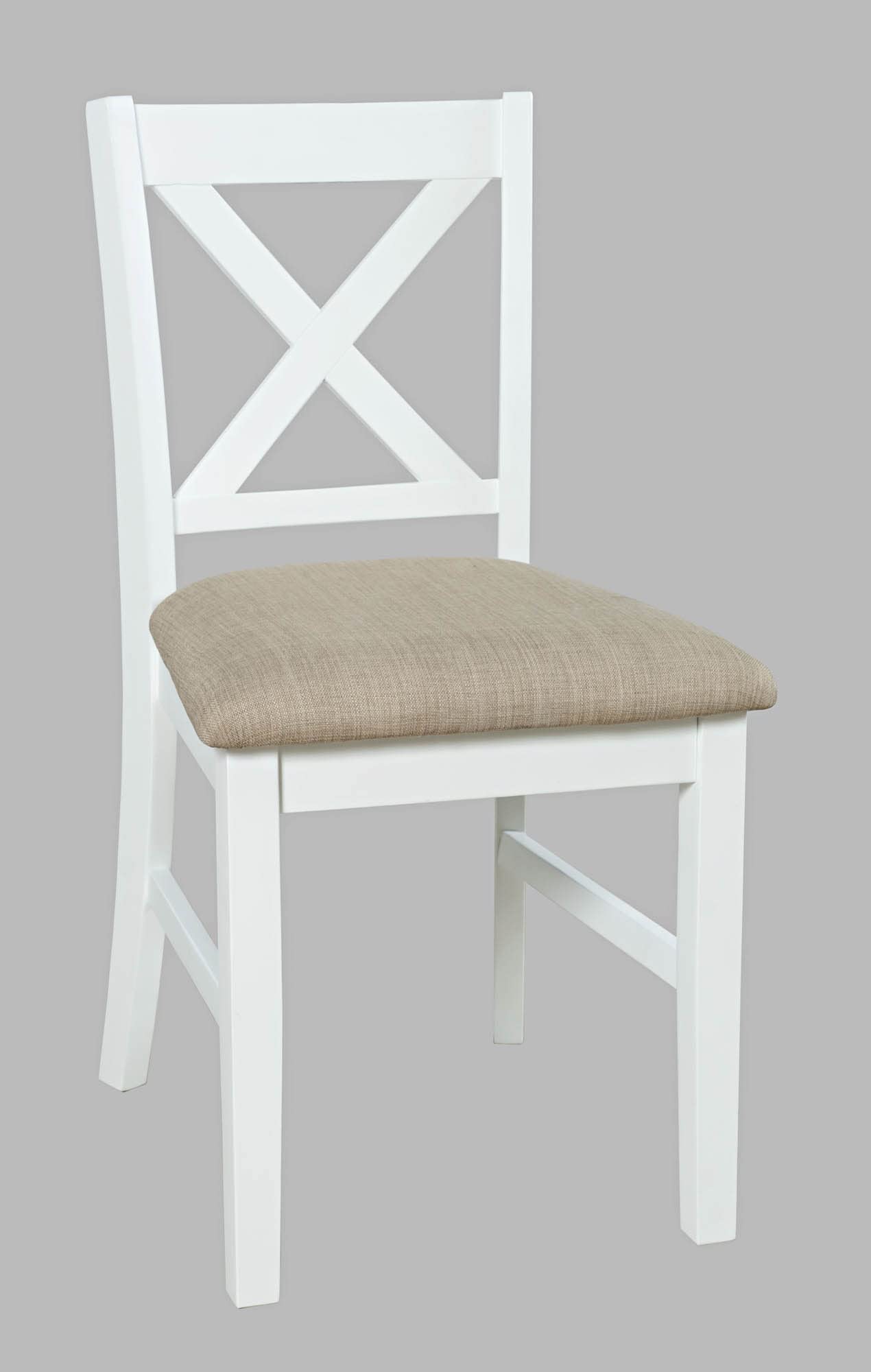 Jofran Hobson Modern White USB Charging Computer Desk and Chair Set - Perfect for Home Office, Study, and Workspace Organization