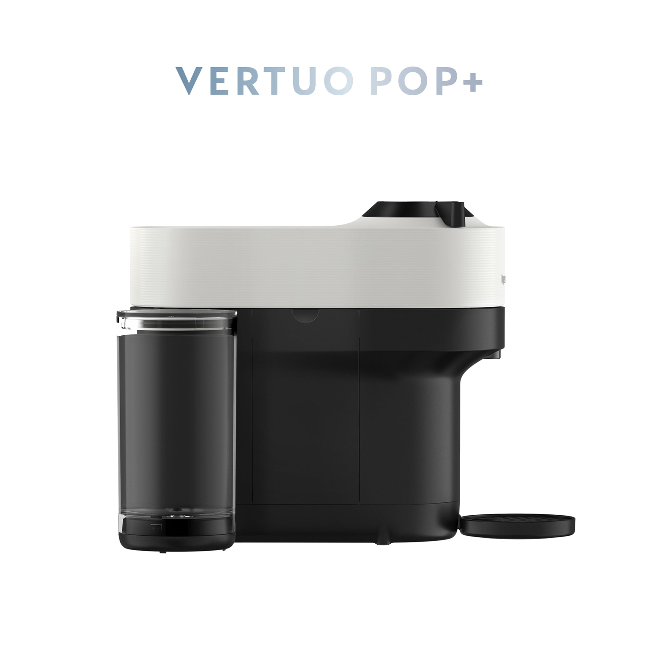 Nespresso Vertuo Pop+ Coffee and Espresso Machine by Breville - Compact Single-Serve Pod Brewer, Coconut White | Perfect for Home, Office & Small Spaces