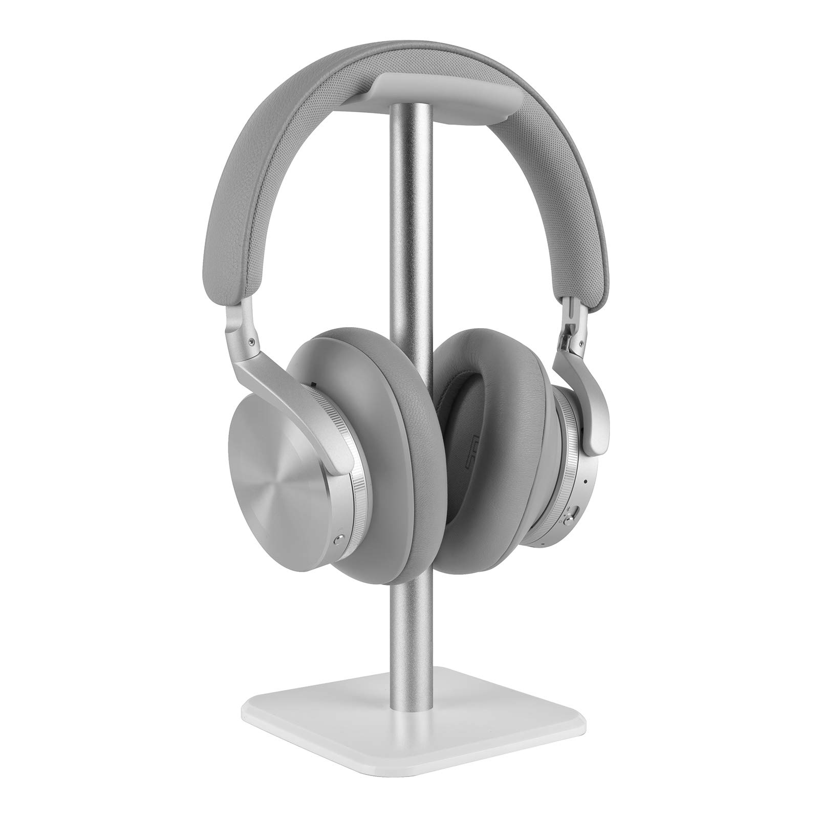GEEKRIA Aluminum Alloy Headphone Stand - Heavy Base Gaming Headset Holder for Beats SoloPro, Bose QC35 - White | Perfect for Desk Display & Organized Workspace Setup