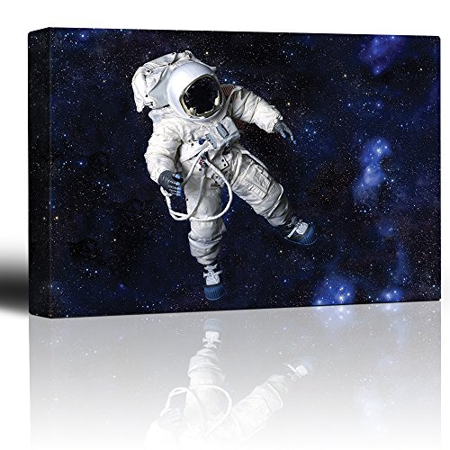 Astronaut Floating in a Galaxy