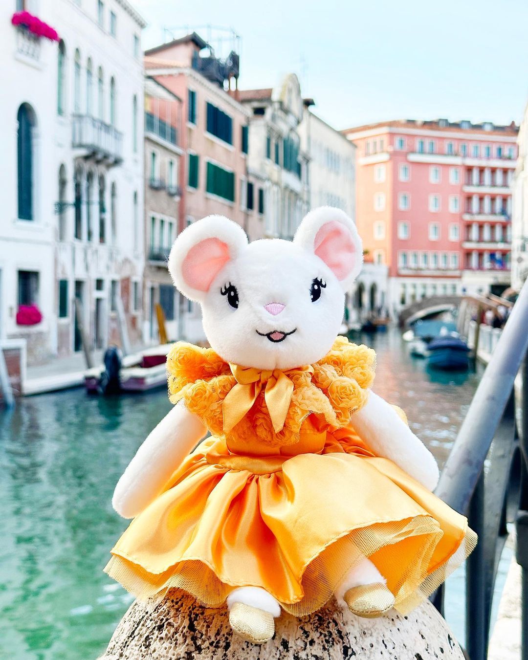 Claris The Mouse Tangerine Plush Doll - Cute Orange Stuffed Animal Toy for Kids, Collectors & Disney Fans | Perfect for Gifts, Bedroom Decor & Anime Merchandise Collection