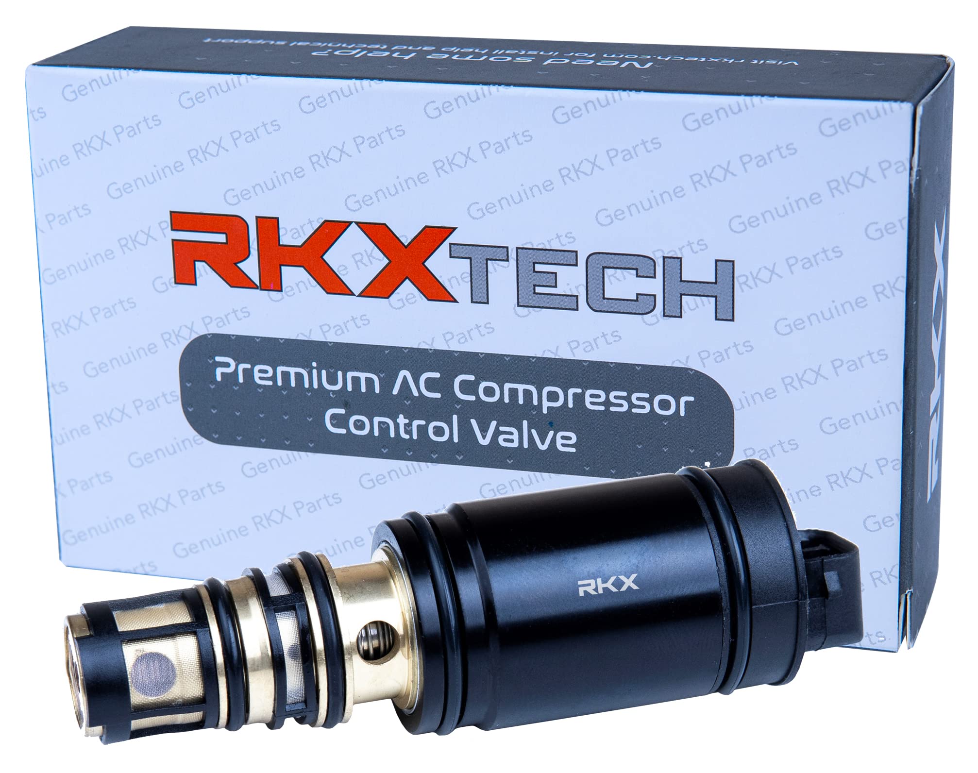 RKX AC Compressor Control Solenoid Valve - Replacement for Denso 7SEU17C with Diode | Compatible with Various Car Models | Perfect for AC System Repair & Maintenance