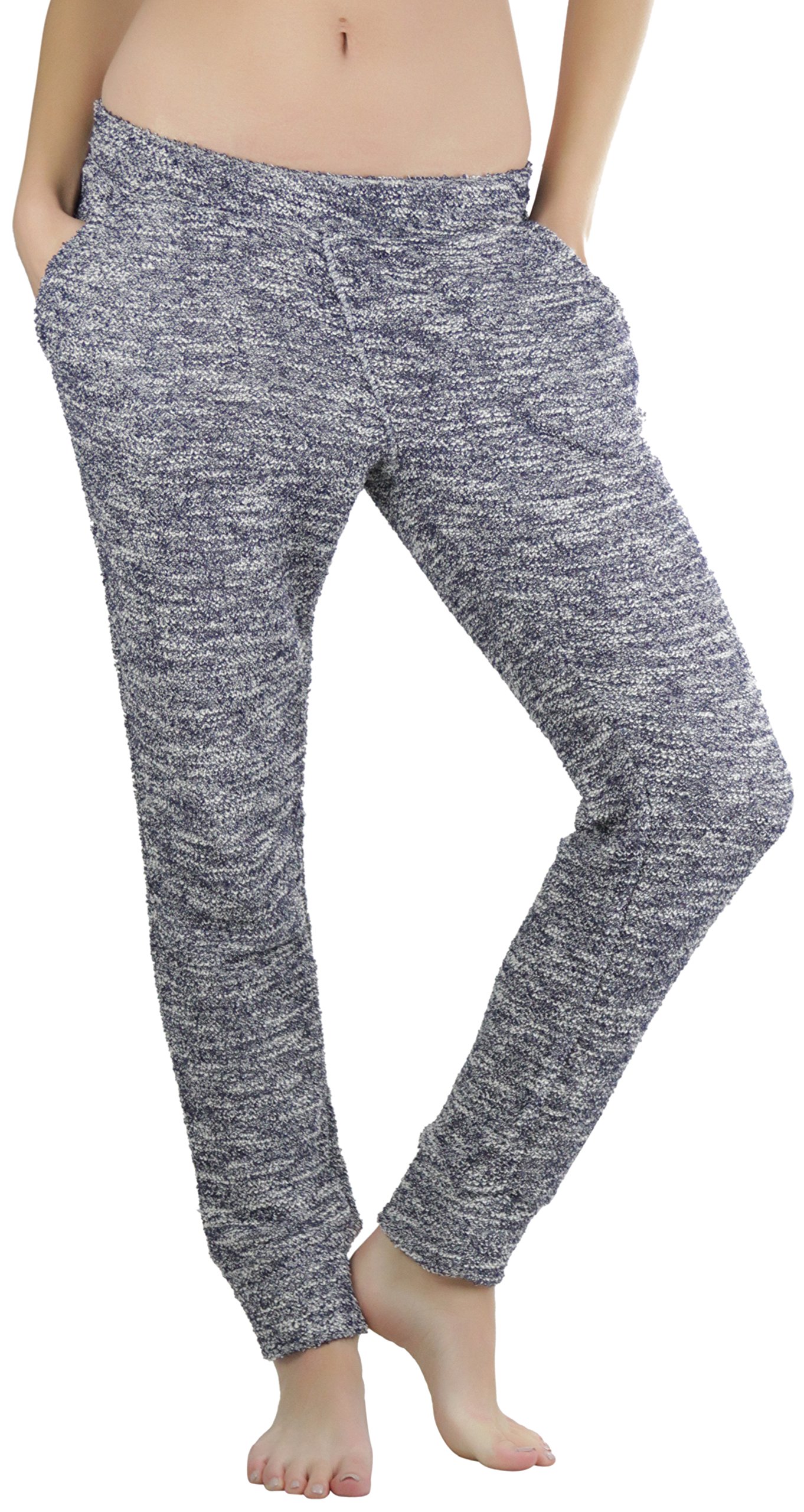 ToBeInStyle Women's Soft Cozy Cotton Blend Sweatpants with Drawstring Waist - Comfortable Lounge Pants for Relaxing at Home, Yoga, and Running Errands