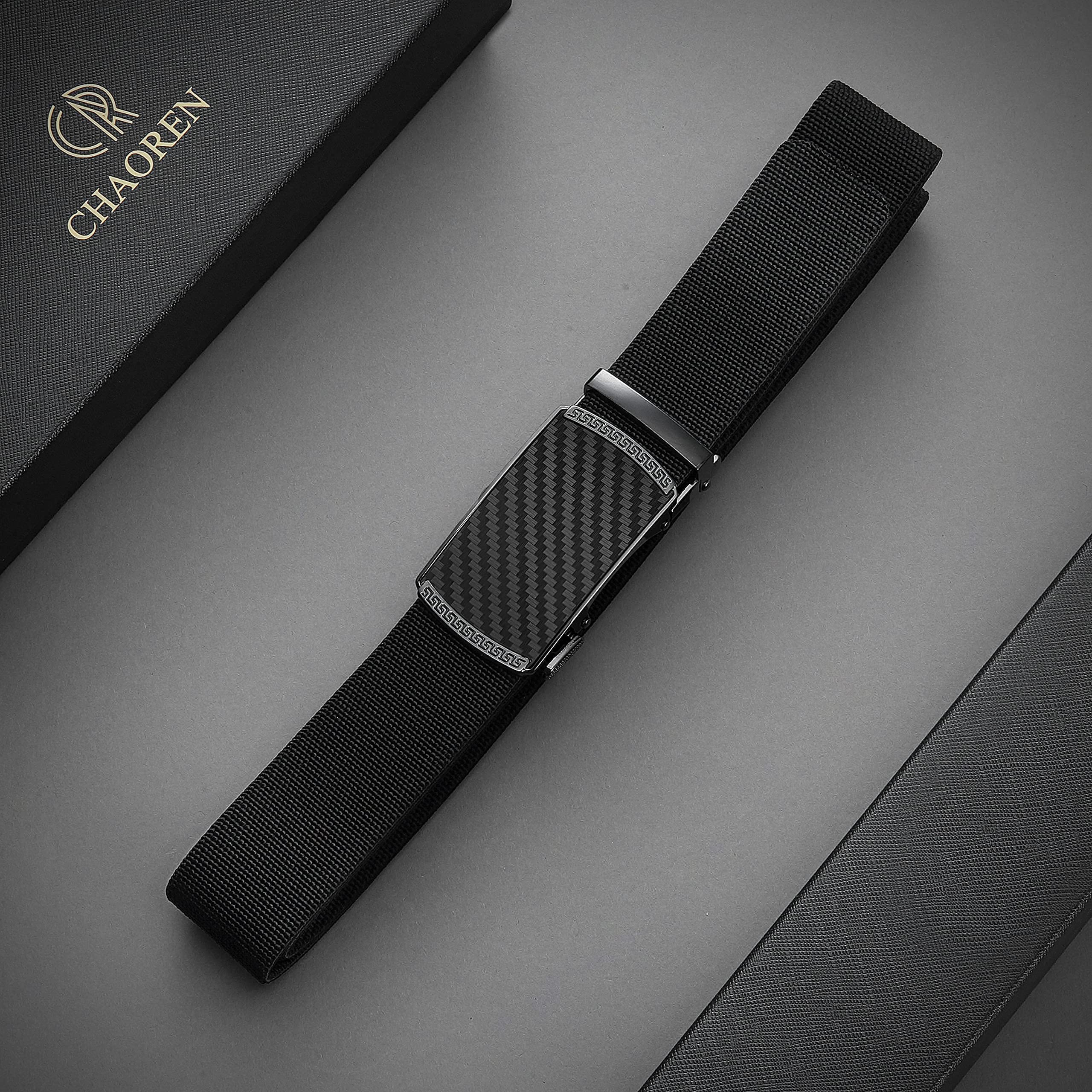 CHAOREN Men's Ratchet Elastic Belt - 1 3/8
