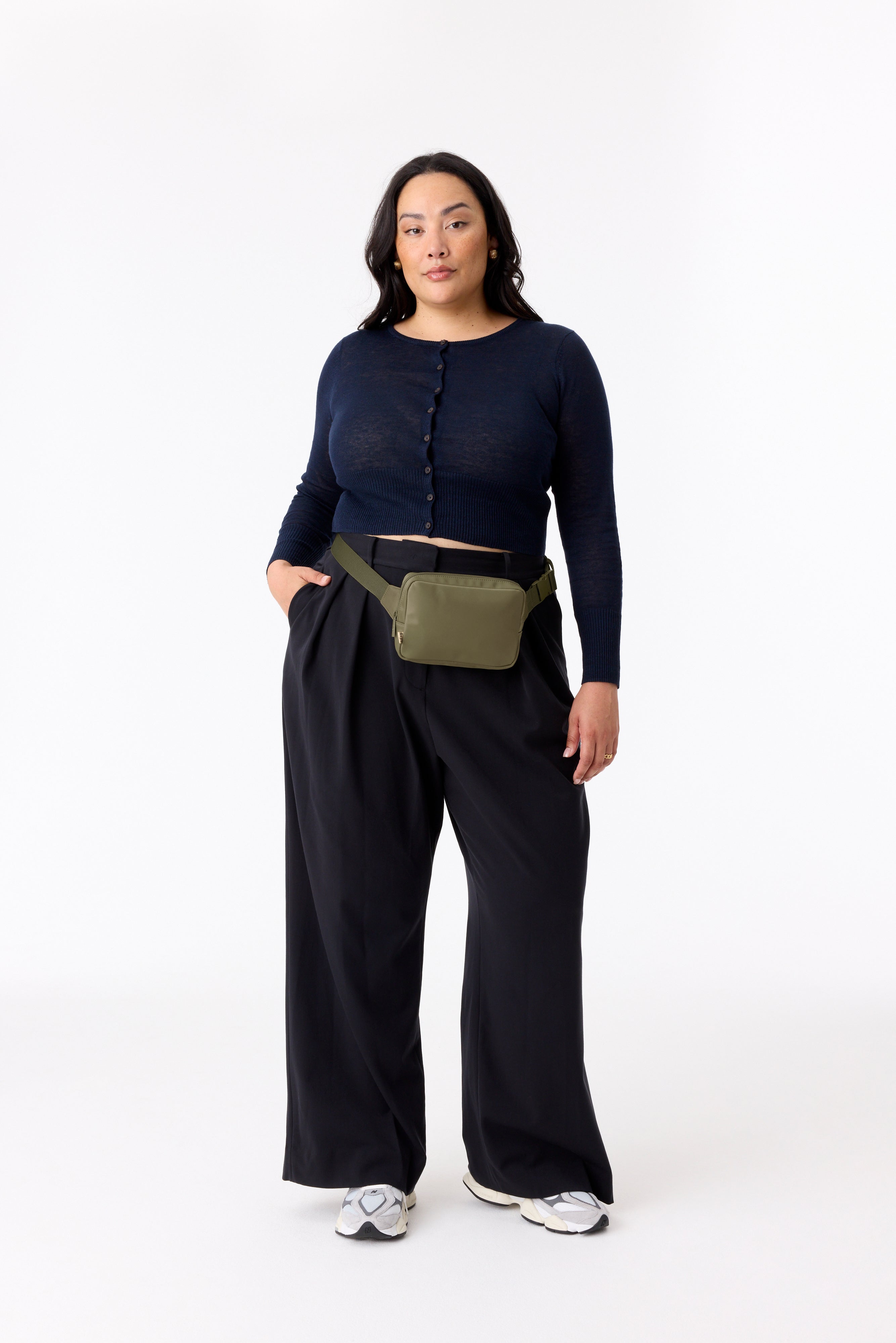 Stylish Olive Belt Bag for Women & Men - Trendy Waist Pack Fanny Pack - Perfect for Travel, Hiking, Running & Everyday Use
