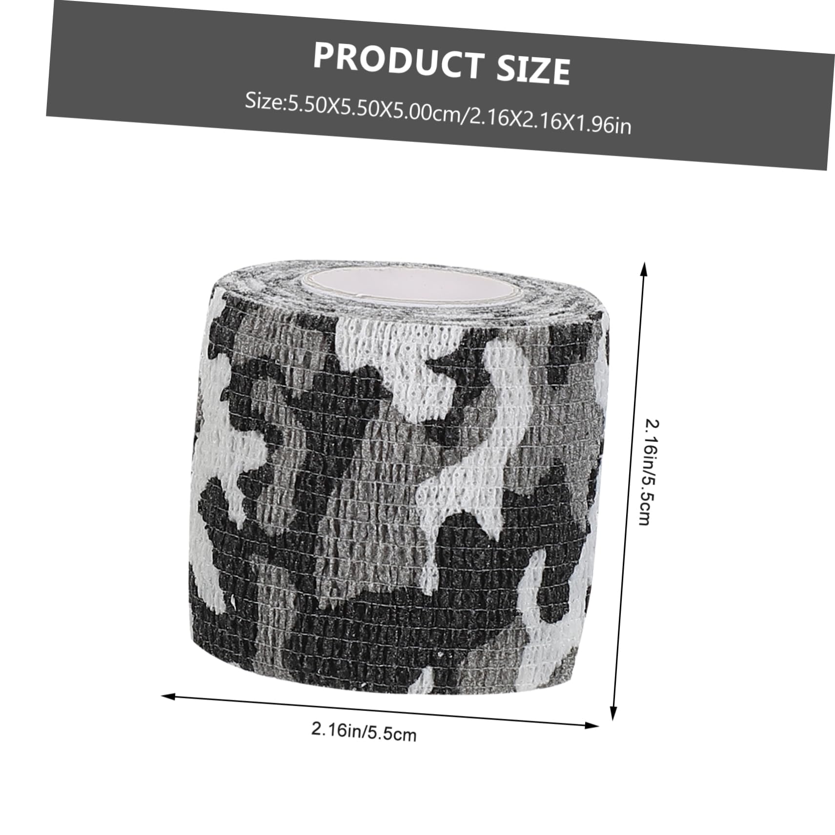 KICHOUSE 3-Pack Camouflage Athletic Tape - Non-Woven Sports Tape for Hunting, Football, Basketball & Injury Support - Durable, Sweat-Resistant, Easy Tear (3 Rolls) | Perfect for Outdoor Adventures, Gym Workouts & First Aid Kits