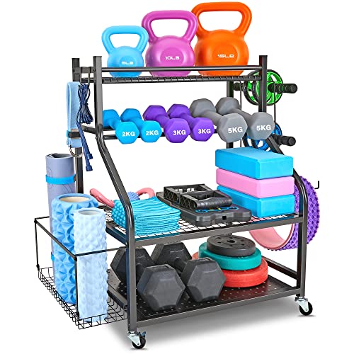 Black Dumbbell Rack