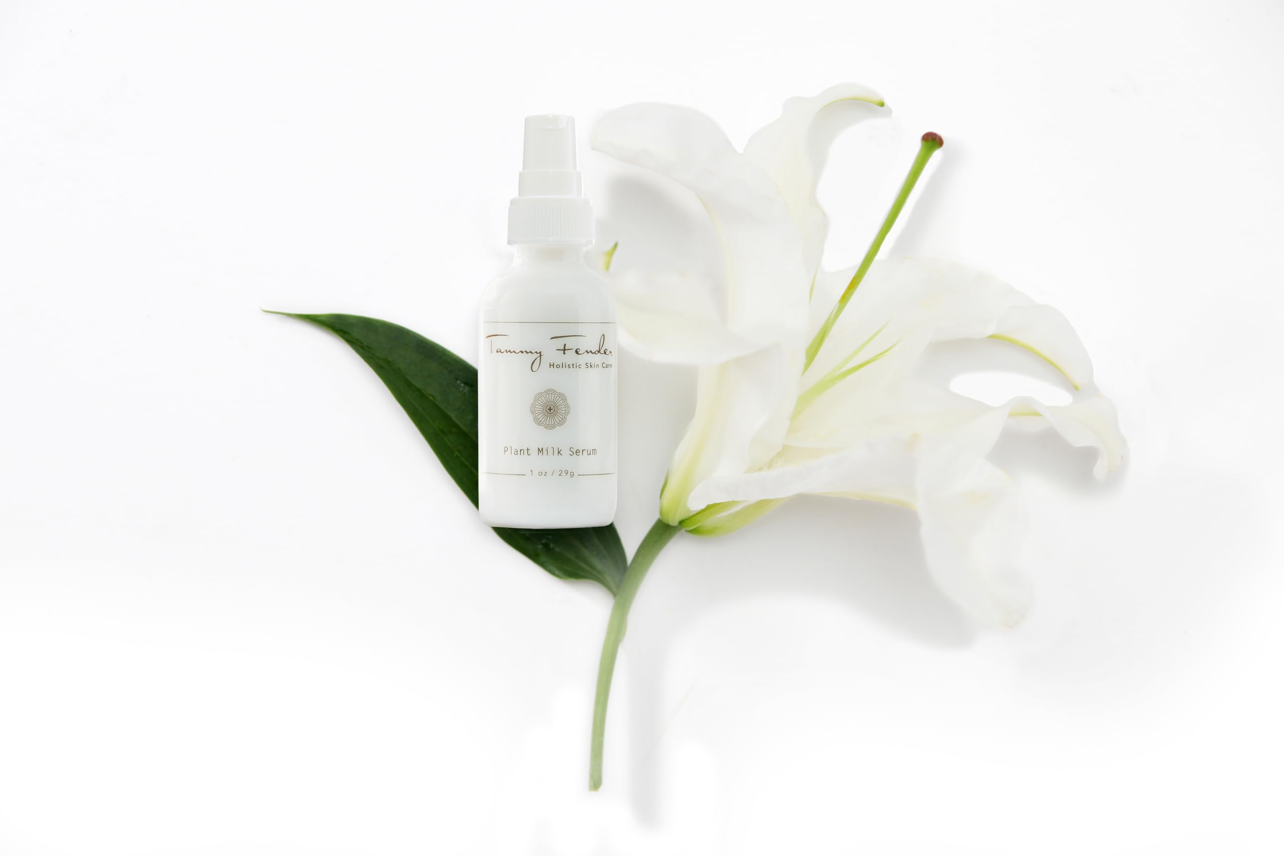 Tammy Fender Natural Plant Milk Serum | Organic, Cruelty-Free, Non-Toxic Face Serum for Sensitive Skin | Strengthens, Nourishes & Protects | 0.5 oz Mini Size | Perfect for Daily Skincare Routine & Travel