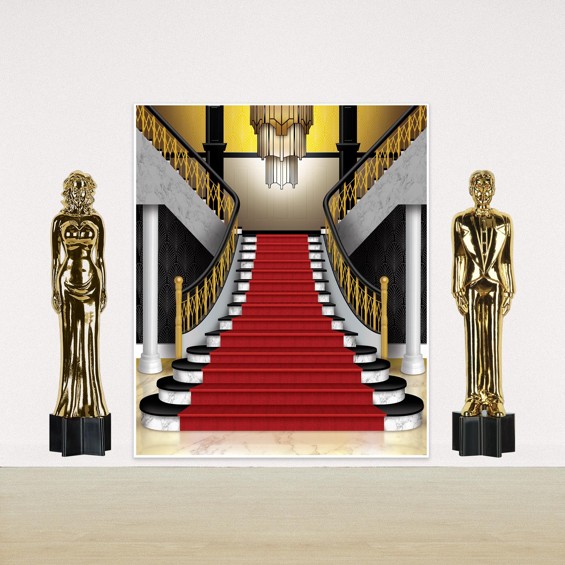 12 Pack Beistle Jtd Awards Night Female Party Statuette Cutouts - Perfect for Award Ceremonies, Themed Parties & Photo Booths