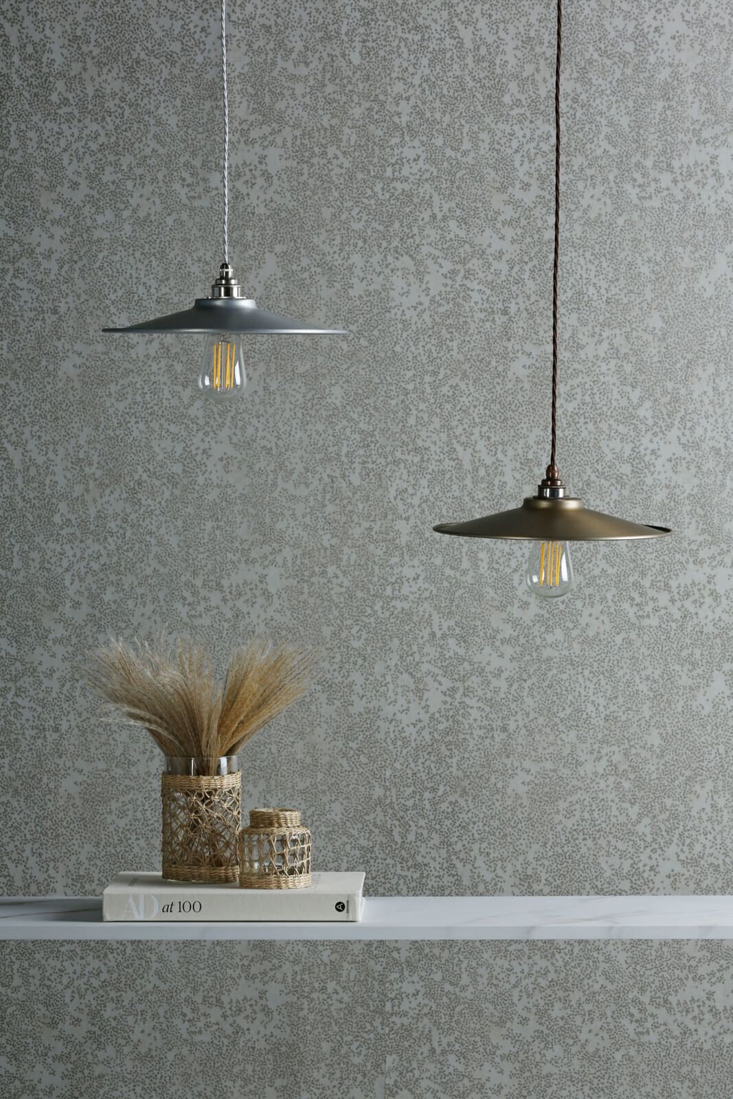 Buxton Single Pendant Light Fixture - Antique Brass/Brushed Chrome/Bespoke Finish Options for Dining Room, Bedroom & Foyer Lighting