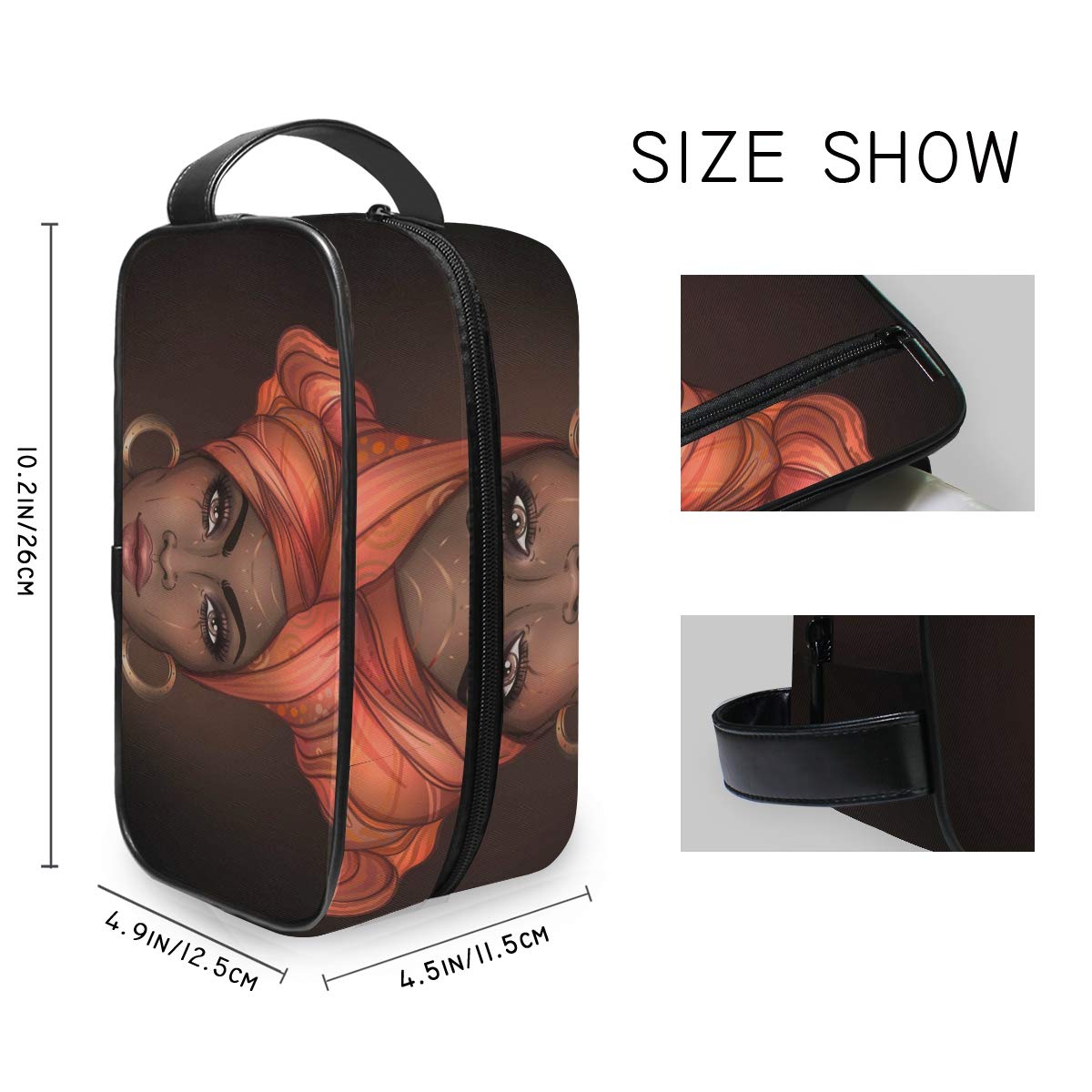 Waterproof Travel Toiletries Bag - Portable Cosmetic Organizer for Women | Makeup Pouch with Multiple Compartments | Perfect for Vacation, Gym, Business Trips & Daily Use