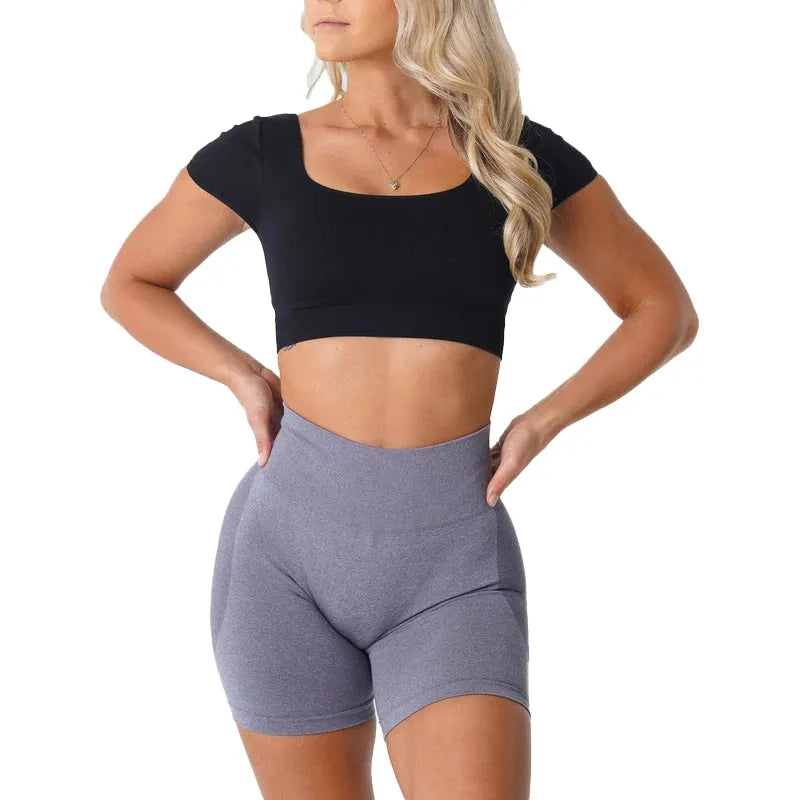 NVGTN New Serene Seamless Bra - Women's Spandex Sports Top with Elastic Support & Breathable Fabric for Fitness, Yoga & Daily Wear - Comfortable Breast Enhancement Underwear for Active Lifestyles