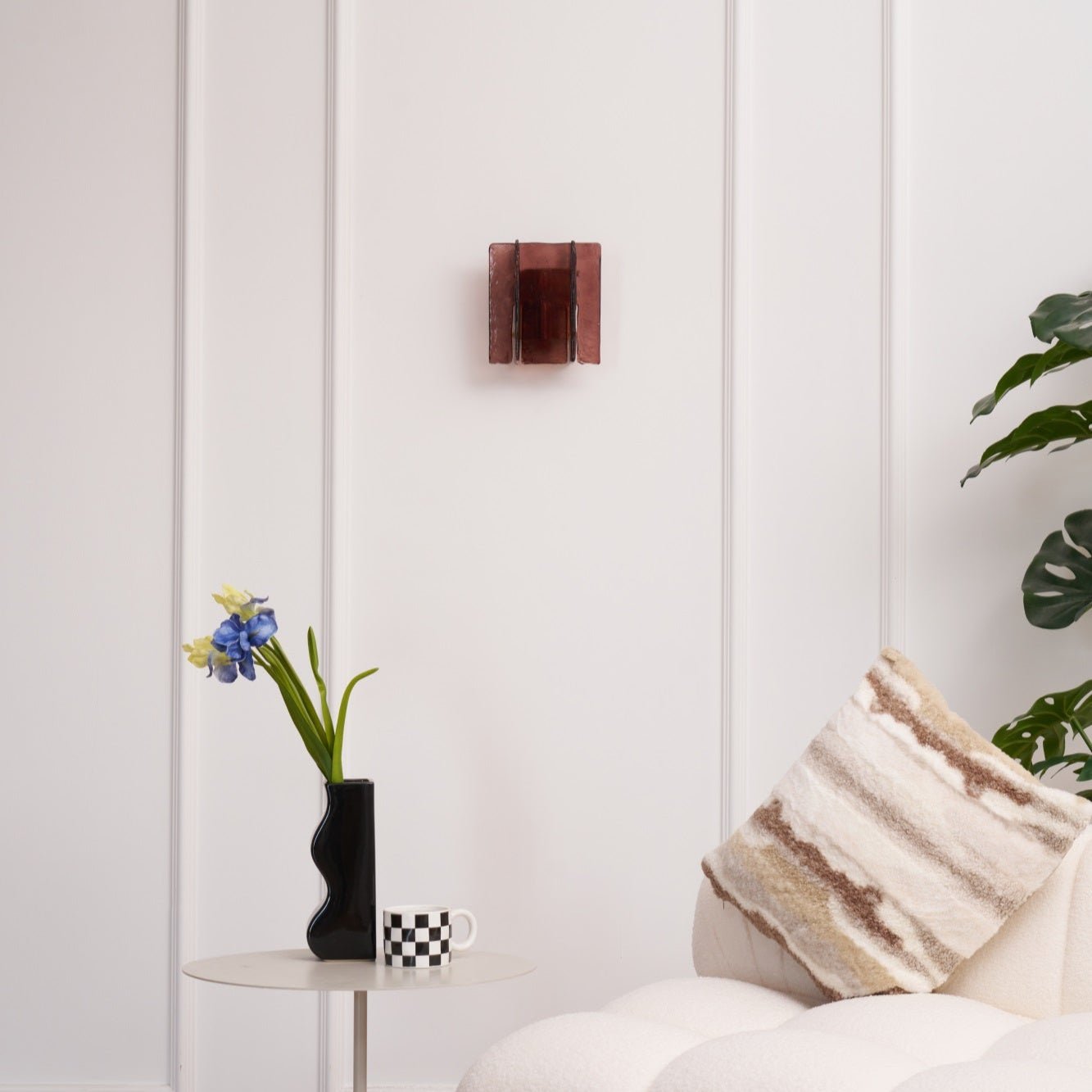 Blason Plug-in Wall Light - Modern LED Night Light for Bedroom, Nursery, Hallway - Energy Efficient & Soft Glow Lighting for Safety & Ambience