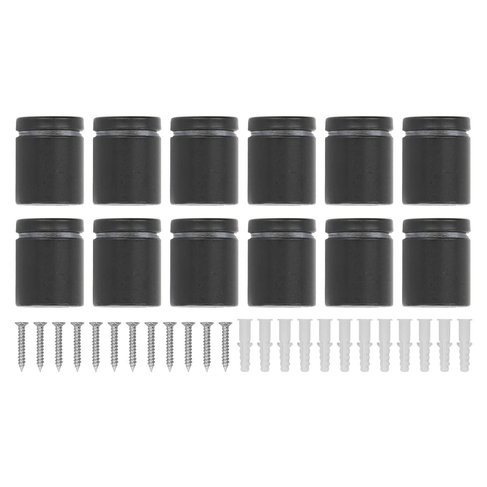 12PCS Advertising Nails - Heavy Duty Aluminum Stability Wall Standoffs for Signage, Posters & Displays | Perfect for Retail Stores, Trade Shows & Outdoor Advertising