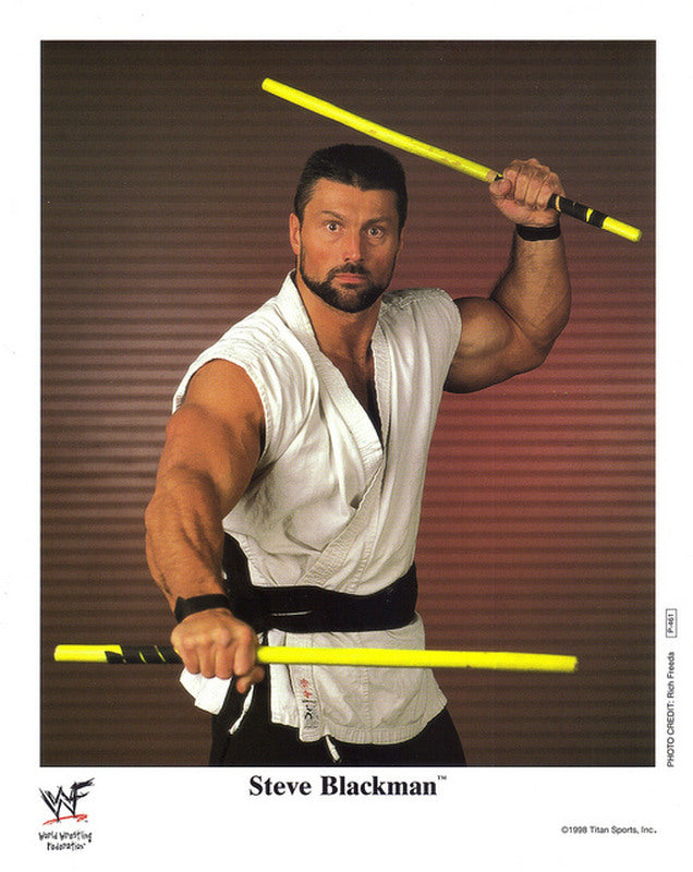 1998 Steve Blackman P461 Color Wrestling Action Figure - Collectible WWE Wrestling Toy for Fans & Kids - Perfect for Display, Play & Gift Giving