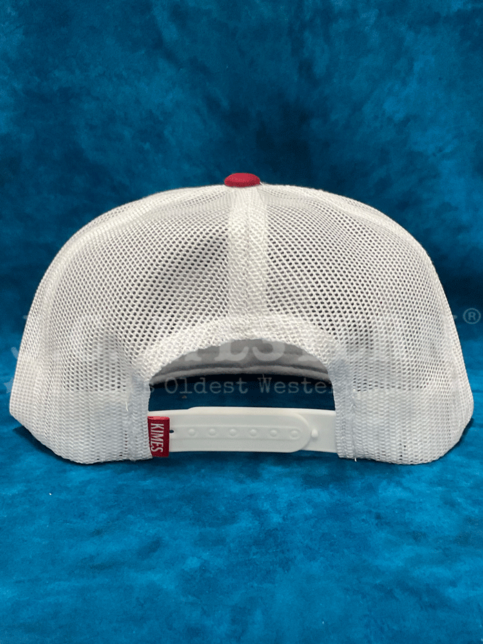 Kimes Ranch ROY Mesh Back High Profile Baseball Cap - Red | Adjustable Snapback Hat for Men & Women | Perfect for Outdoor Sports, Running, and Casual Wear