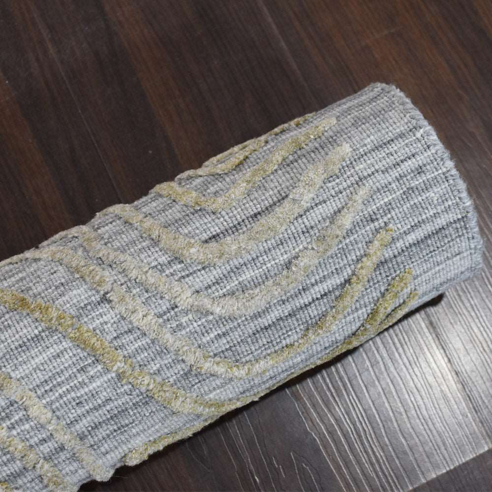 Handwoven Aria Area Rug - Soft Boho Chic Design for Living Room, Bedroom, or Nursery Decor | Eco-Friendly Natural Fiber Floor Mat