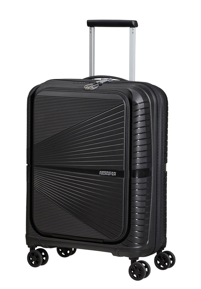 American Tourister Airconic Spinner Frontload Carry On Luggage - Lightweight Expandable Suitcase for Travel, Business Trips & Weekend Getaways