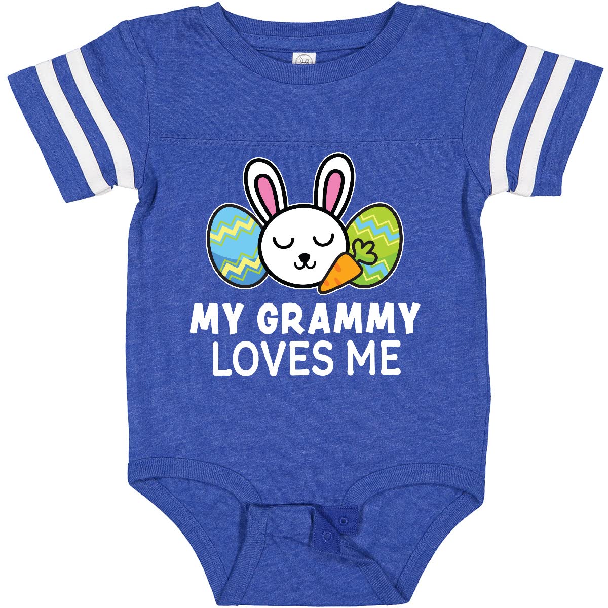My Grammy Loves Me Bunny Easter Baby Bodysuit - Perfect for Easter Gifts