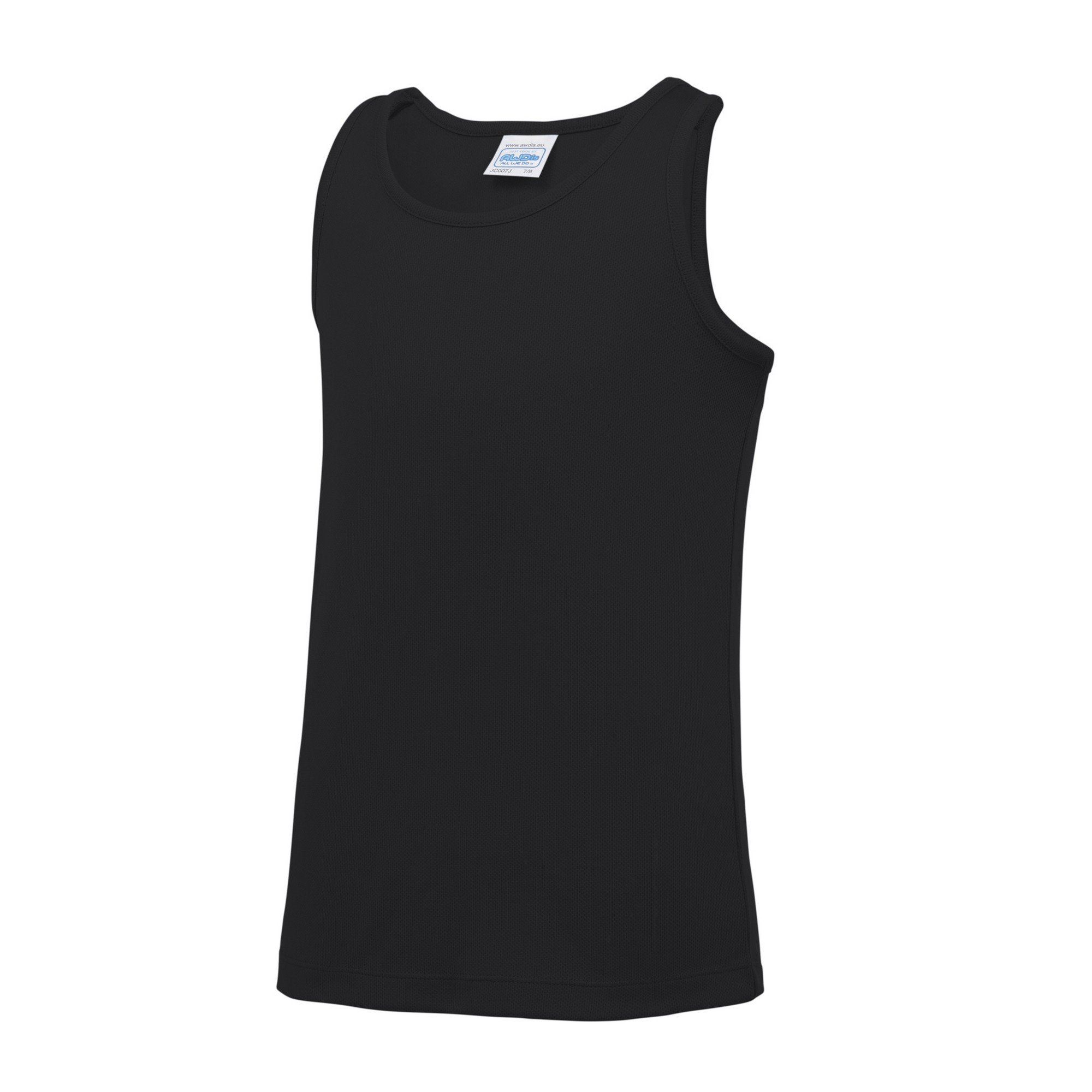 AWDis Just Cool Kids Plain Sleeveless Vest Top - Comfortable Summer Wear for Boys & Girls - Perfect for Playtime, Beach Outings and Casual Outfits
