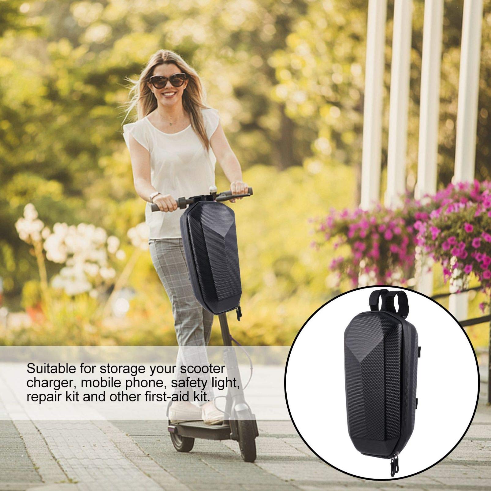 VICASKY Bike Handlebar Bag - Waterproof Front Storage Pouch for Electric Bikes, Scooters & Cycling | Perfect for Commuting, Outdoor Adventures & Daily Essentials