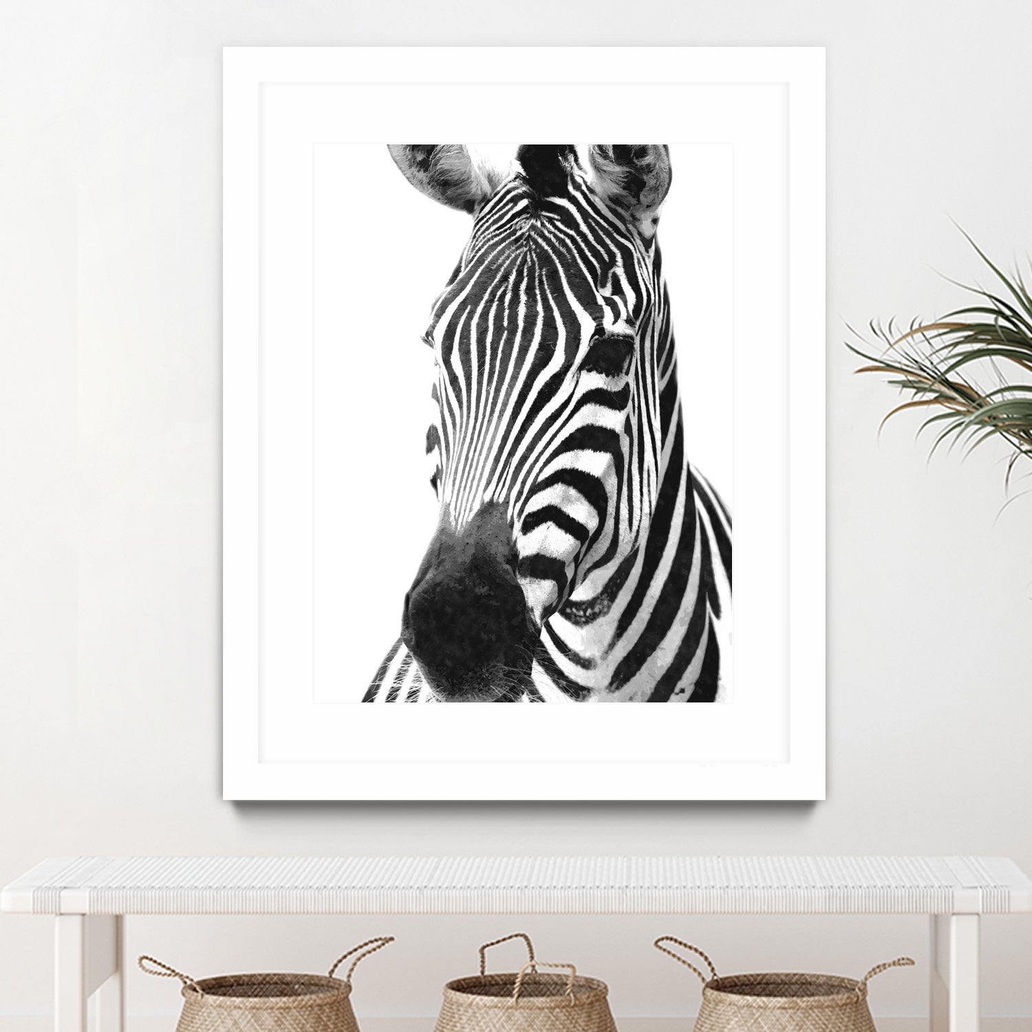 Black and White Zebra Print Rug - Stylish Home Decor for Living Room, Bedroom & Nursery - Soft and Durable Floor Mat for Kids, Pets & Adults