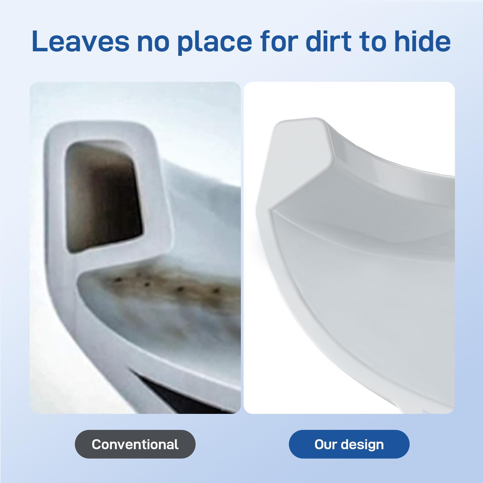 Two-Piece Elongated Toilet with Siphonic Flush | 1.28 GPF Water Efficient | Universal Height Comfort | cUPC Certified White Toilet for Bathroom | Perfect for Modern Homes & Commercial Spaces