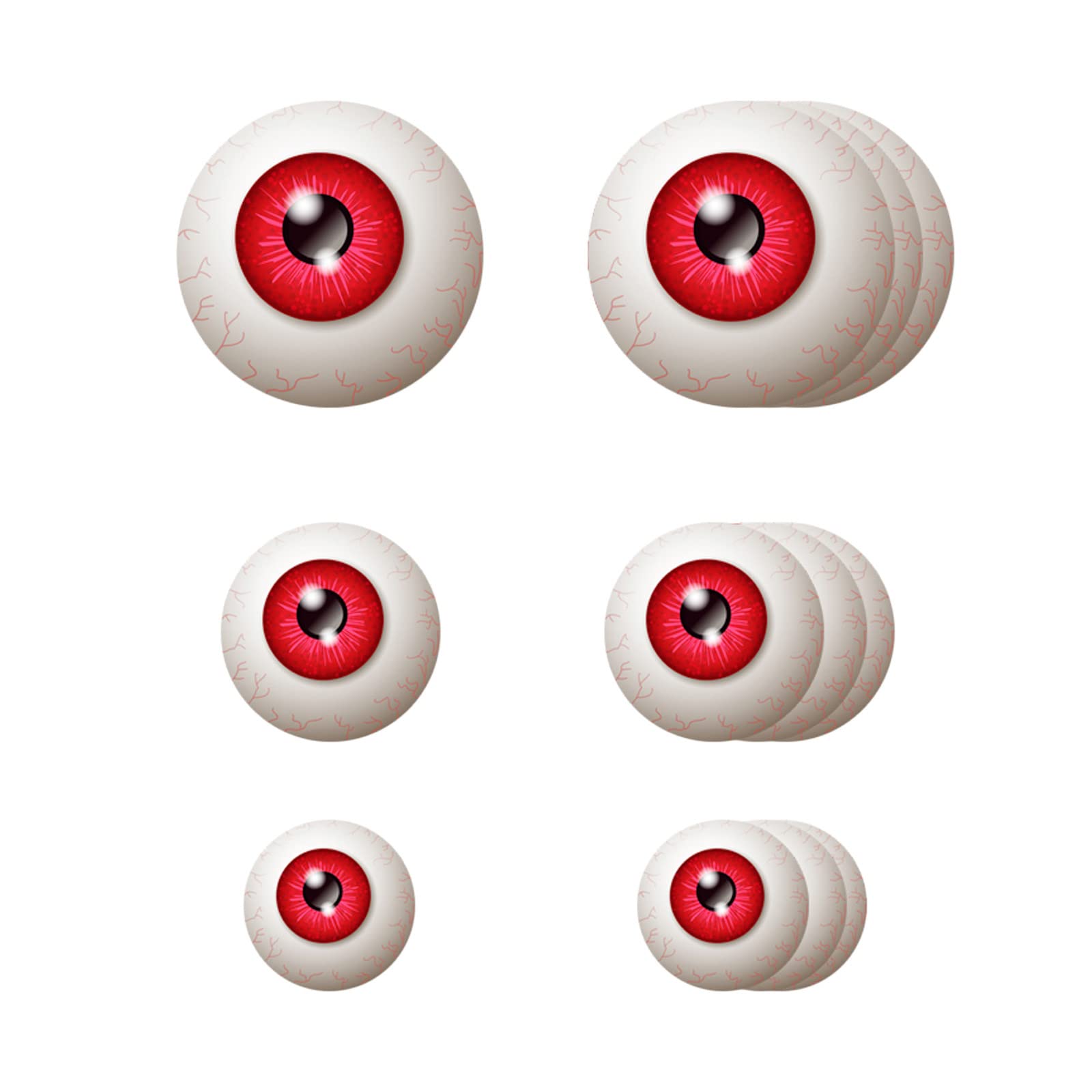 Spooky Halloween Wall & Floor Stickers - Creative Horror Eye & Face Expression Decals for Party Decorations | Perfect Halloween Gifts & Holiday Home Decor for Kids & Adults