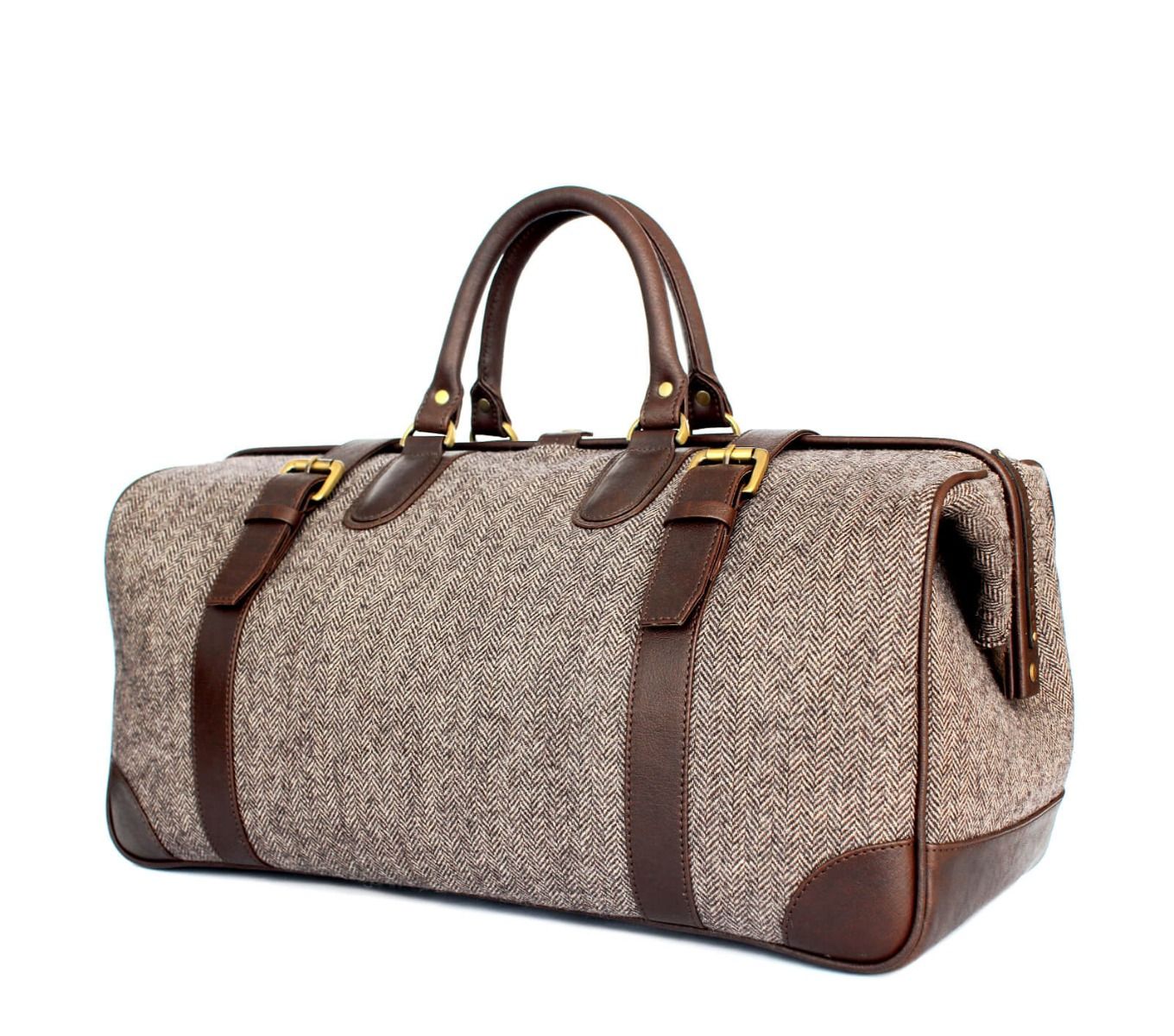 Stylish Herringbone Pattern Doctor Bag - Durable & Fashionable Medical Bag for Professionals | Perfect for Doctors, Nurses & Healthcare Workers