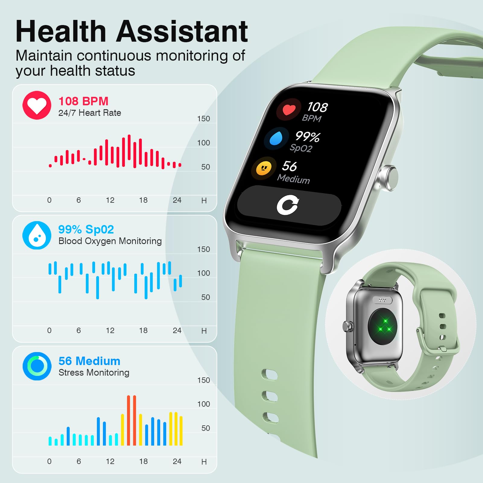 Smart Watches for Women - 1.8