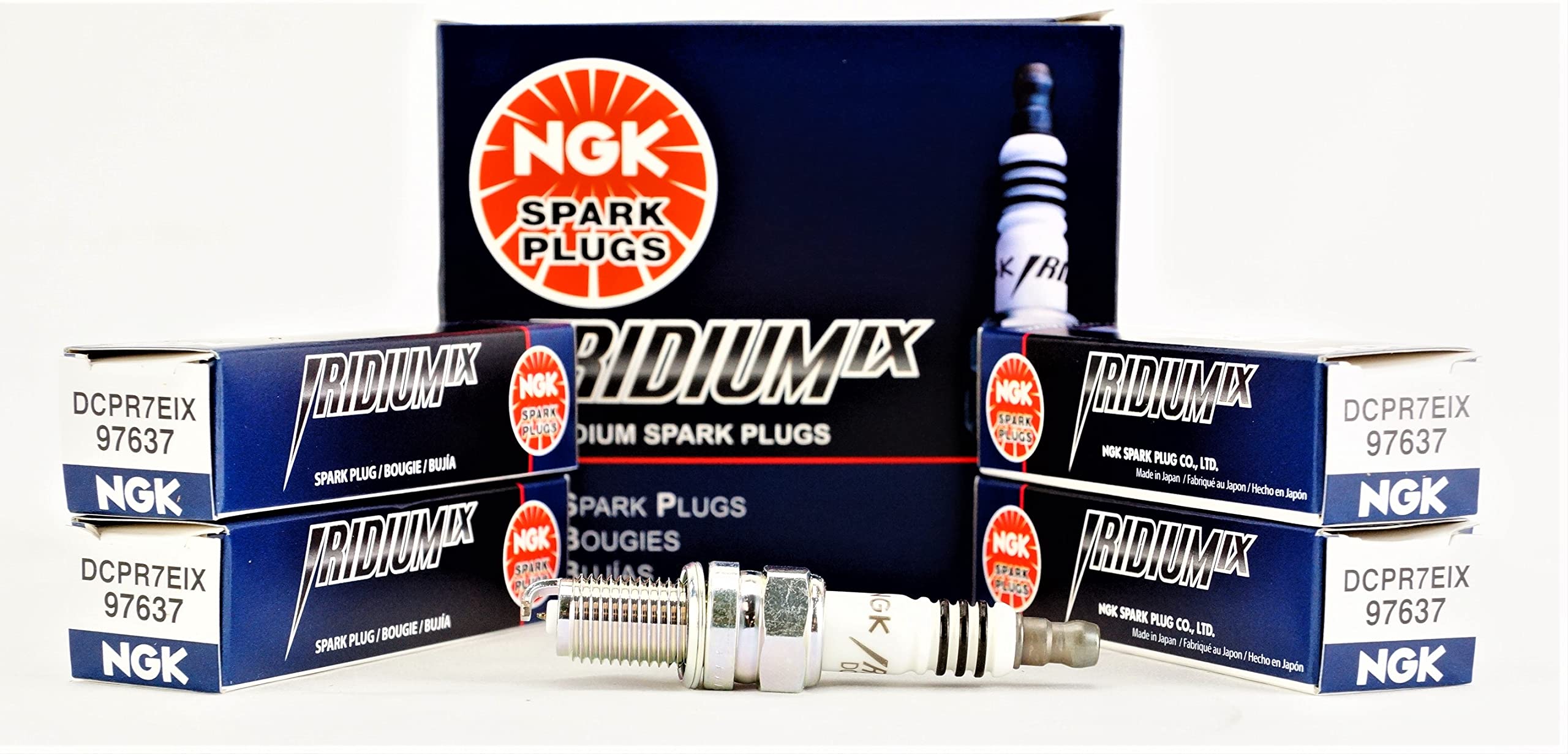 NGK 6046 DCPR7EIX Iridium Spark Plug - BX/4 Pack for High Performance Engines | Ideal for Cars, Trucks & Motorcycles