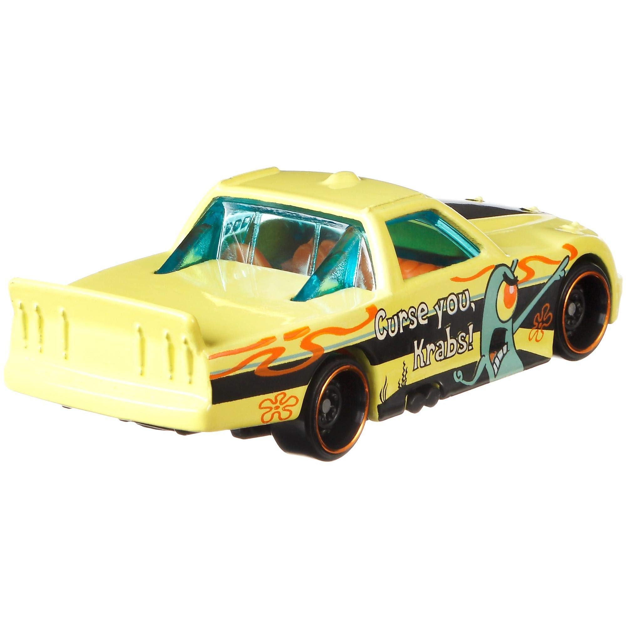 Hot Wheels Spongebob SquarePants Circle Trucker Die-Cast Car 1:64 Scale - Yellow Collectible Toy for Kids & Adults - Perfect for Playtime, Display & Gifting