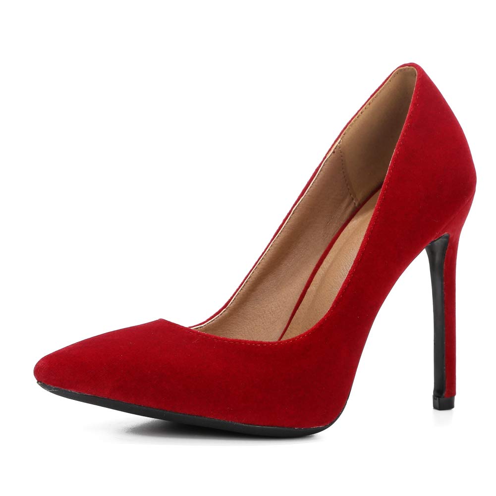 Fereshte Women's High Heels Pointy Toe Stiletto Pumps - Sexy Dress Shoes for Party, Wedding & Evening Events