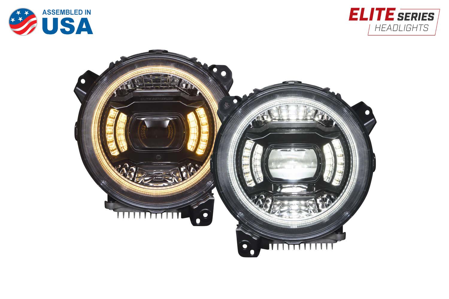 Premium LED Headlights for 2020-2025 Jeep Gladiator - High Brightness, Easy Installation - Perfect for Off-Roading & Night Driving