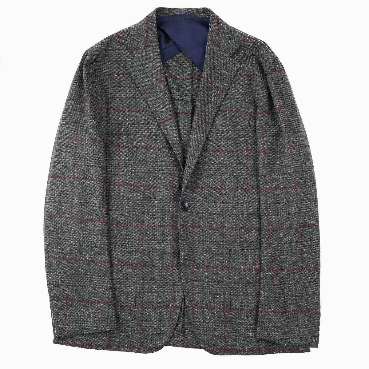 Sartorio Men's Woven Wool & Linen Blazer - Lightweight Summer Sport Coat for Business Casual & Wedding Attire