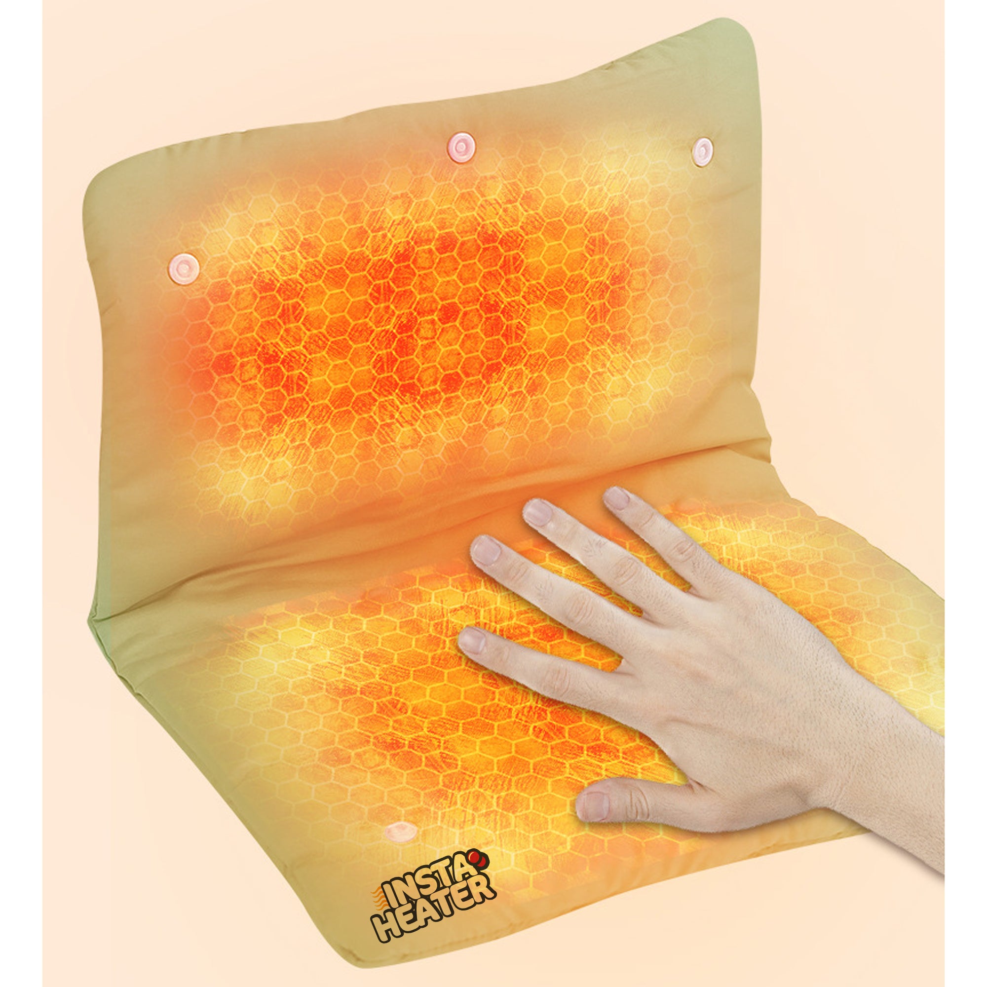 INSTA Heater Portable Electric Hand Warmer - 3 Heat Settings, Fast Heating for Hands & Body - Perfect for Outdoor Activities, Camping, and Winter Use