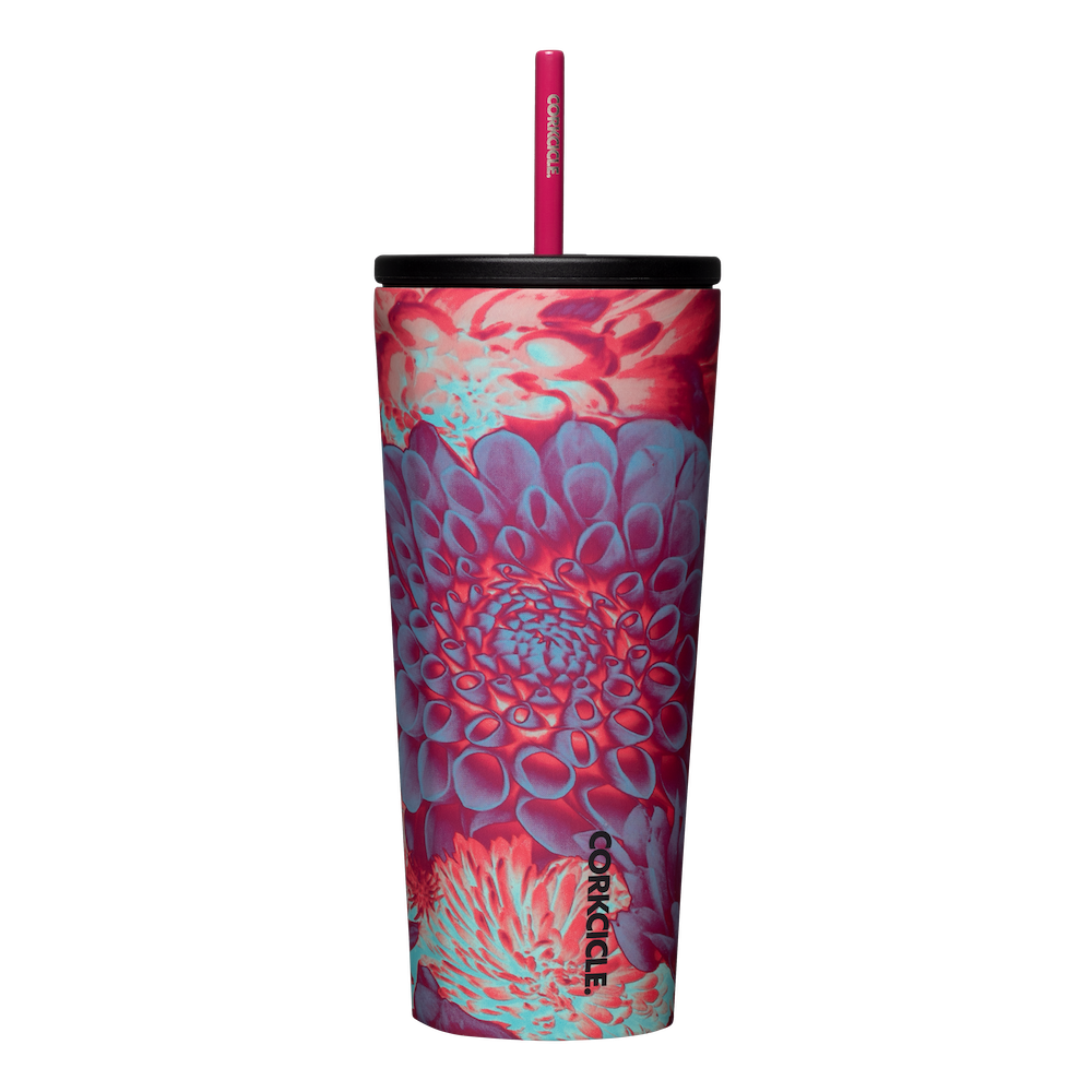 Insulated Stainless Steel Cold Cup - Double Wall Vacuum Insulated Tumbler for Iced Coffee, Tea & Cold Drinks - Keeps Beverages Cold for Hours - Perfect for Office, Travel & Outdoor Activities