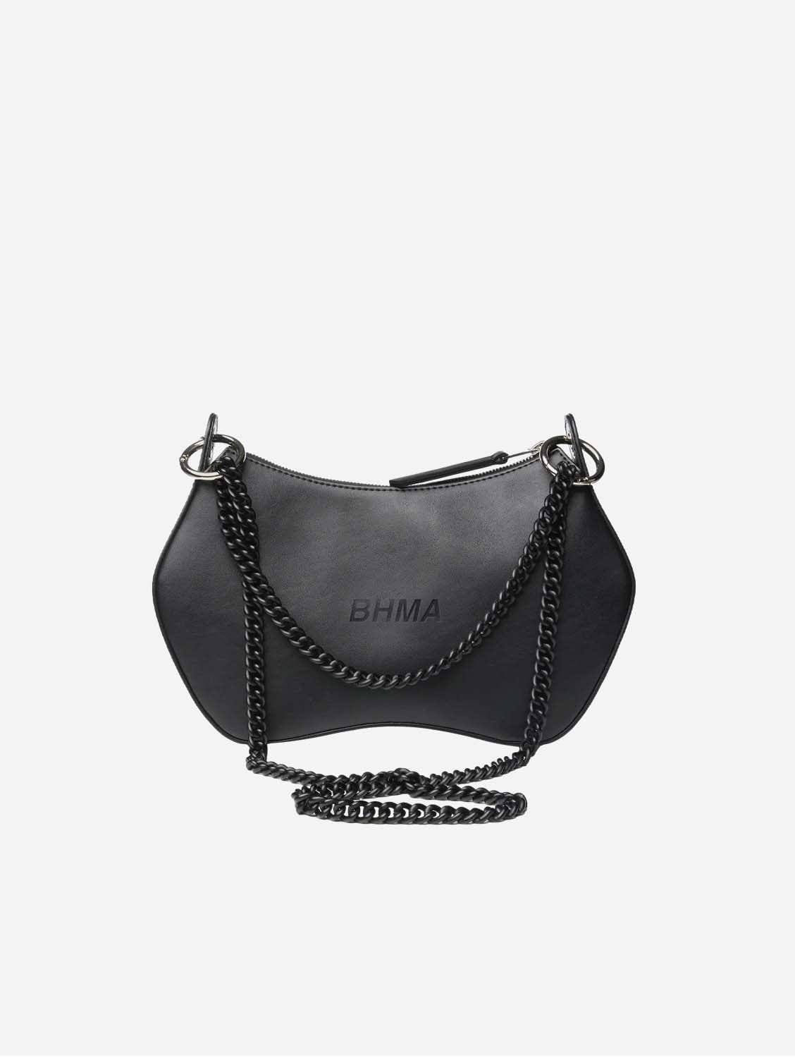 Vegan Corn Leather Crossbody Bag for Women | Noir BHMA Black Purse | Stylish & Eco-Friendly Handbag for Daily Use, Travel & Shopping