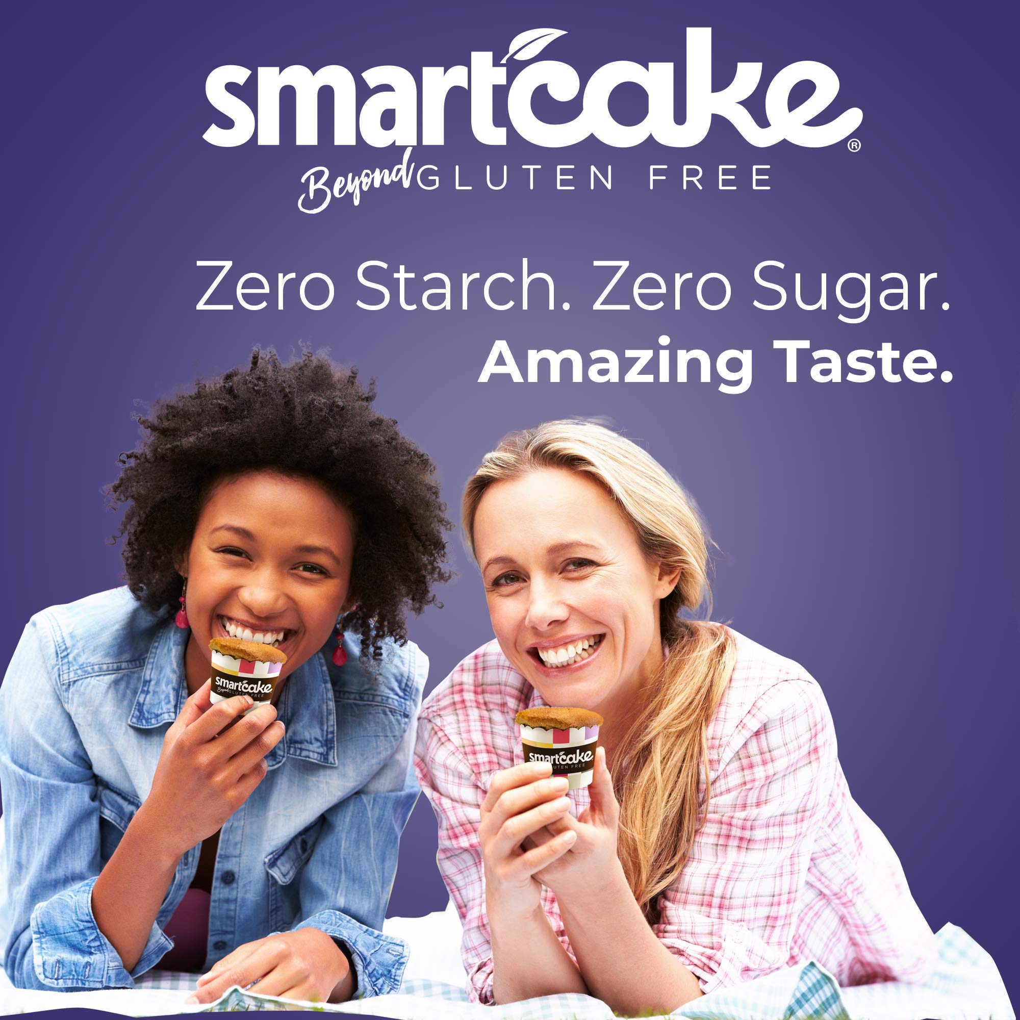 Smart Baking Company Smartcake - Sugar Free, Gluten Free, Low Carb Keto Dessert | Healthy Snack for Weight Loss & Diabetic Diet | Perfect for Office, Travel & Home Treats