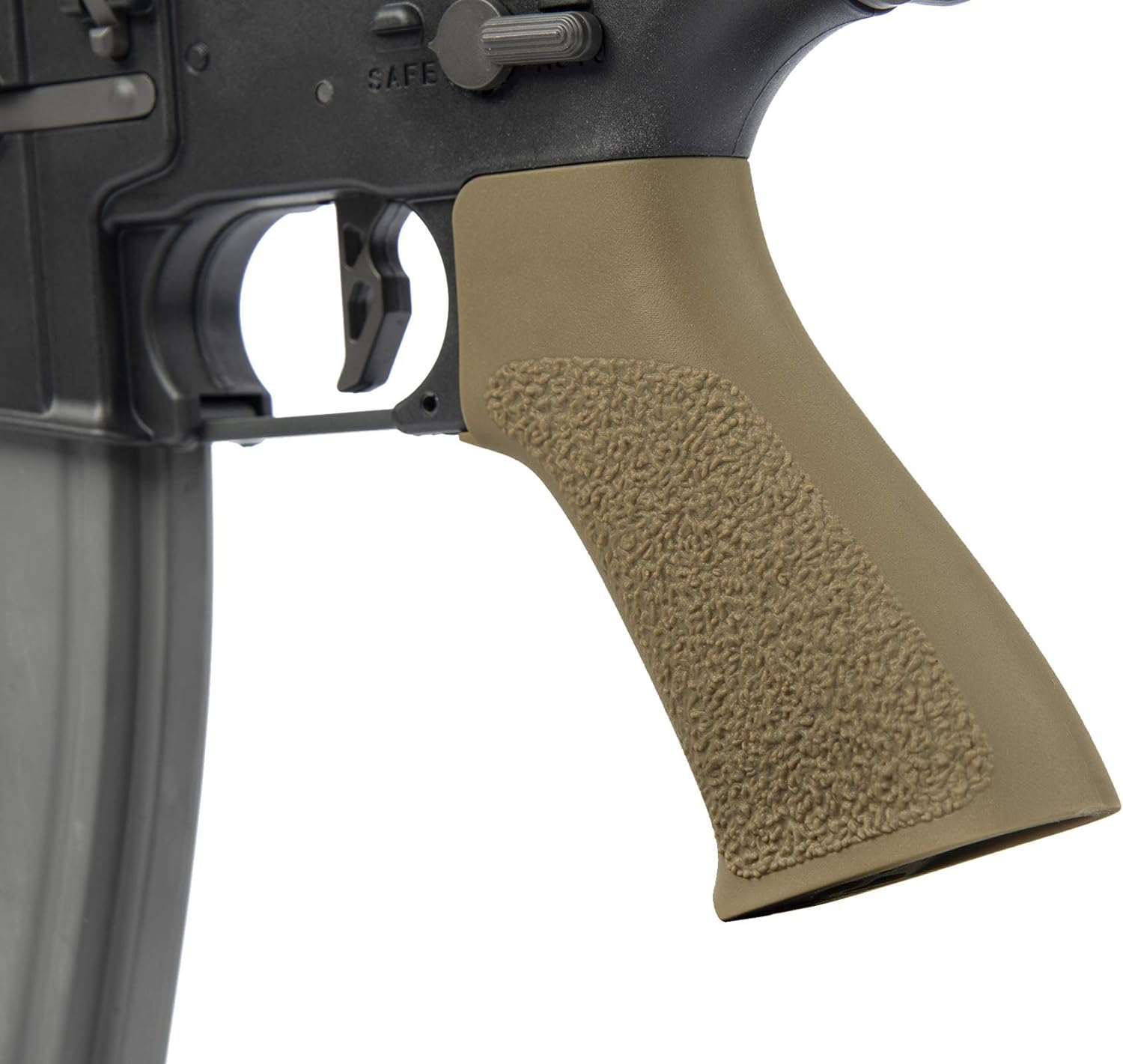 Elite Force M4 AEG Automatic 6mm BB Airsoft Rifle - CQC Tactical Gun in Black/Tan - Perfect for Airsoft Battles, Target Practice & Military Simulation