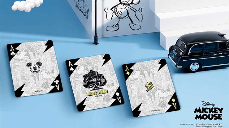 Disney Mickey Mouse Playing Cards - 52 Deck Classic Card Game for Family, Friends & Parties - Perfect for Game Nights, Travel & Magic Tricks
