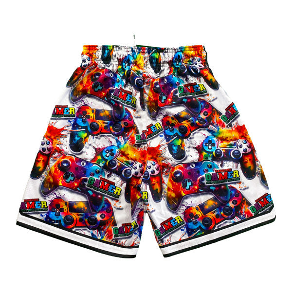 Boys Gamer Flow Shorts - Comfortable Athletic Shorts for Teen Gamers - Perfect for Gaming, Esports, and Casual Wear