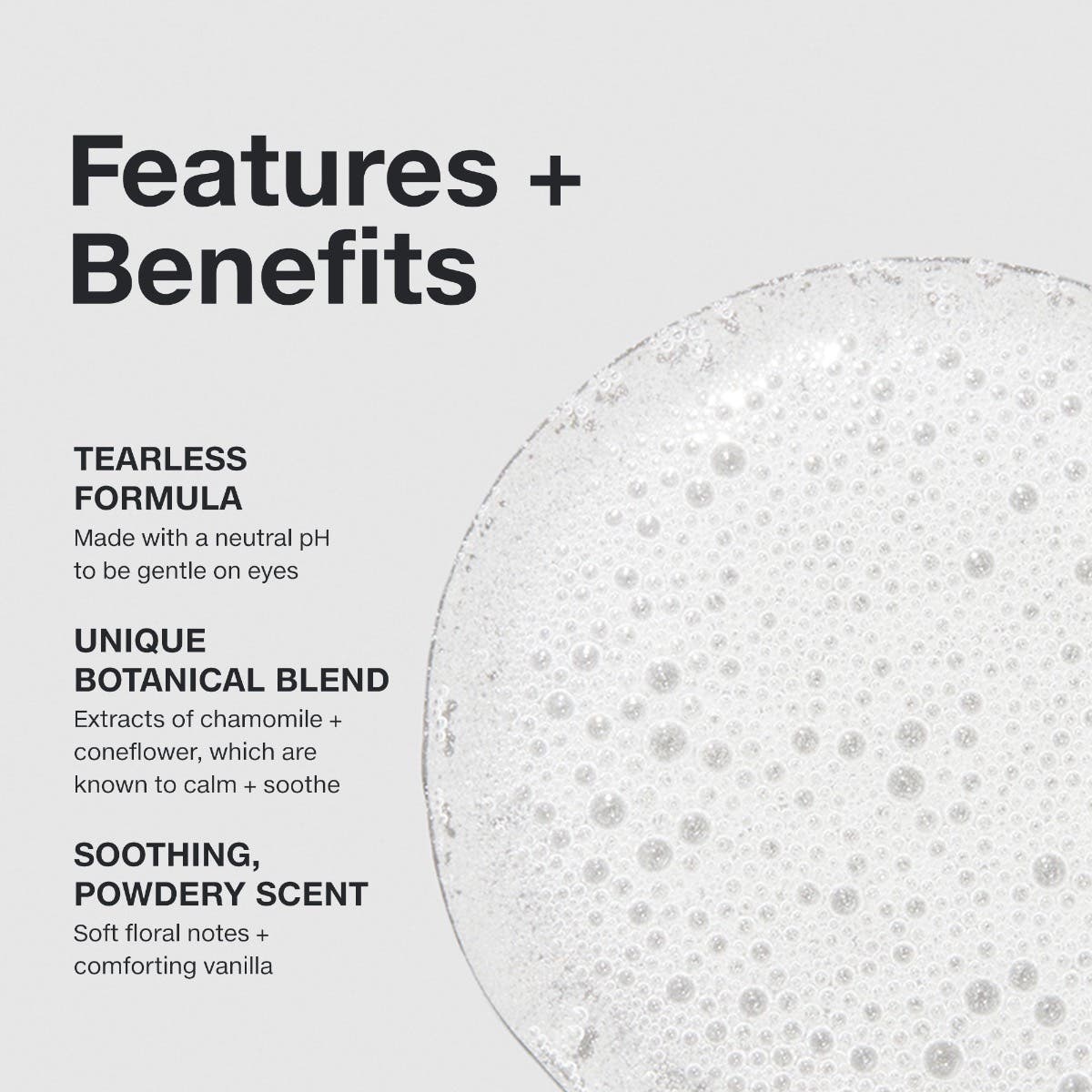 Gentle Tear-Free Baby Shampoo for Sensitive Skin | No More Tears Formula | Perfect for Newborns & Toddlers Bath Time