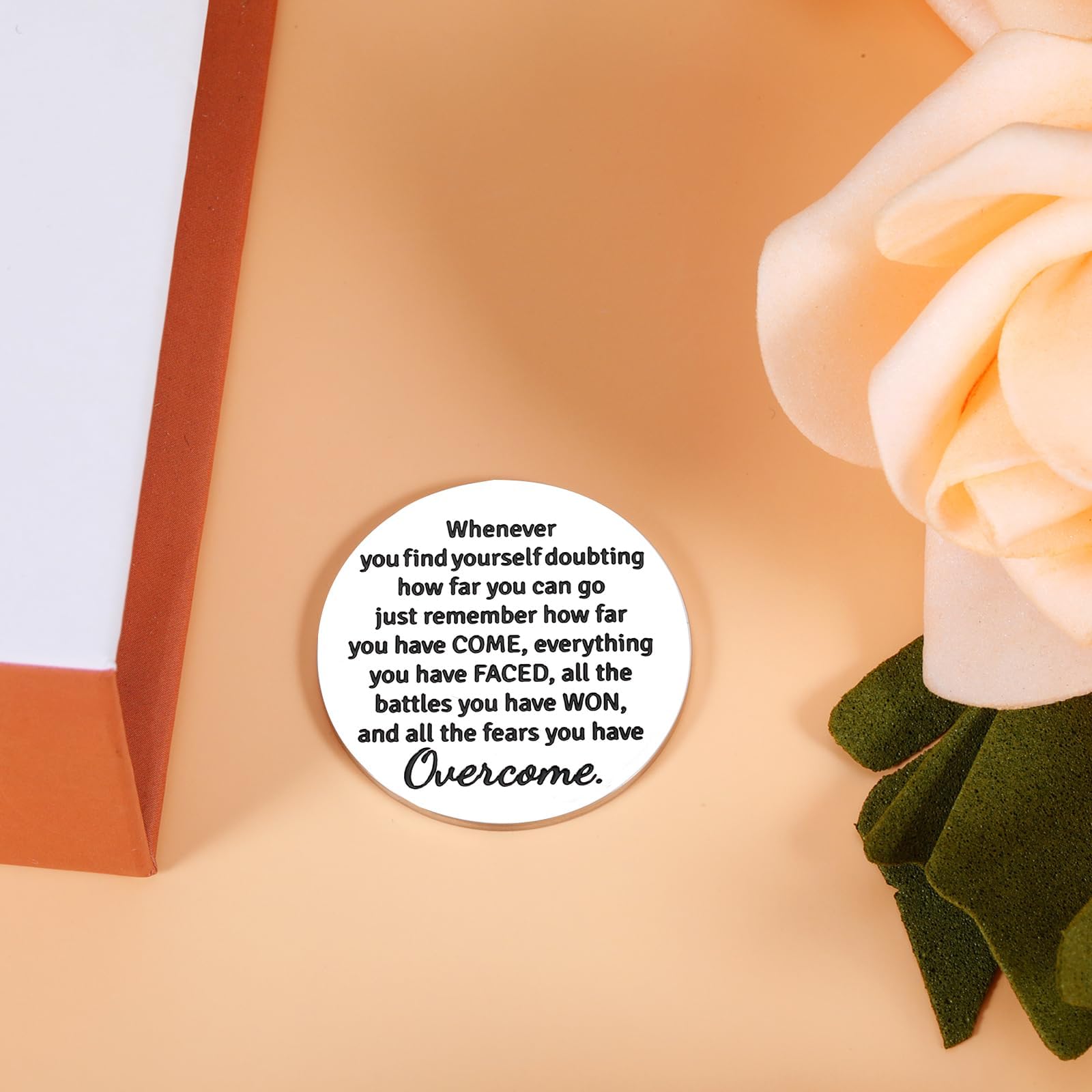 KINMES Breast Cancer Awareness Gifts - Chemotherapy Comfort Items for Women, Pocket Hug Token & Get Well Present - Perfect for Stocking Stuffers, Support Gifts & Cancer Survivor Encouragement (Ideal for Hospital Visits, Recovery Days & Awareness Events)