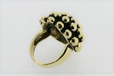 Stylish Beaded Bubble Ring in Brass - Perfect for Boho Fashion, Parties & Everyday Wear