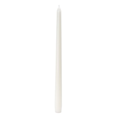 12 Inch White Taper Candles Bulk Pack of 144 - Perfect for Weddings, Parties, and Home Decor