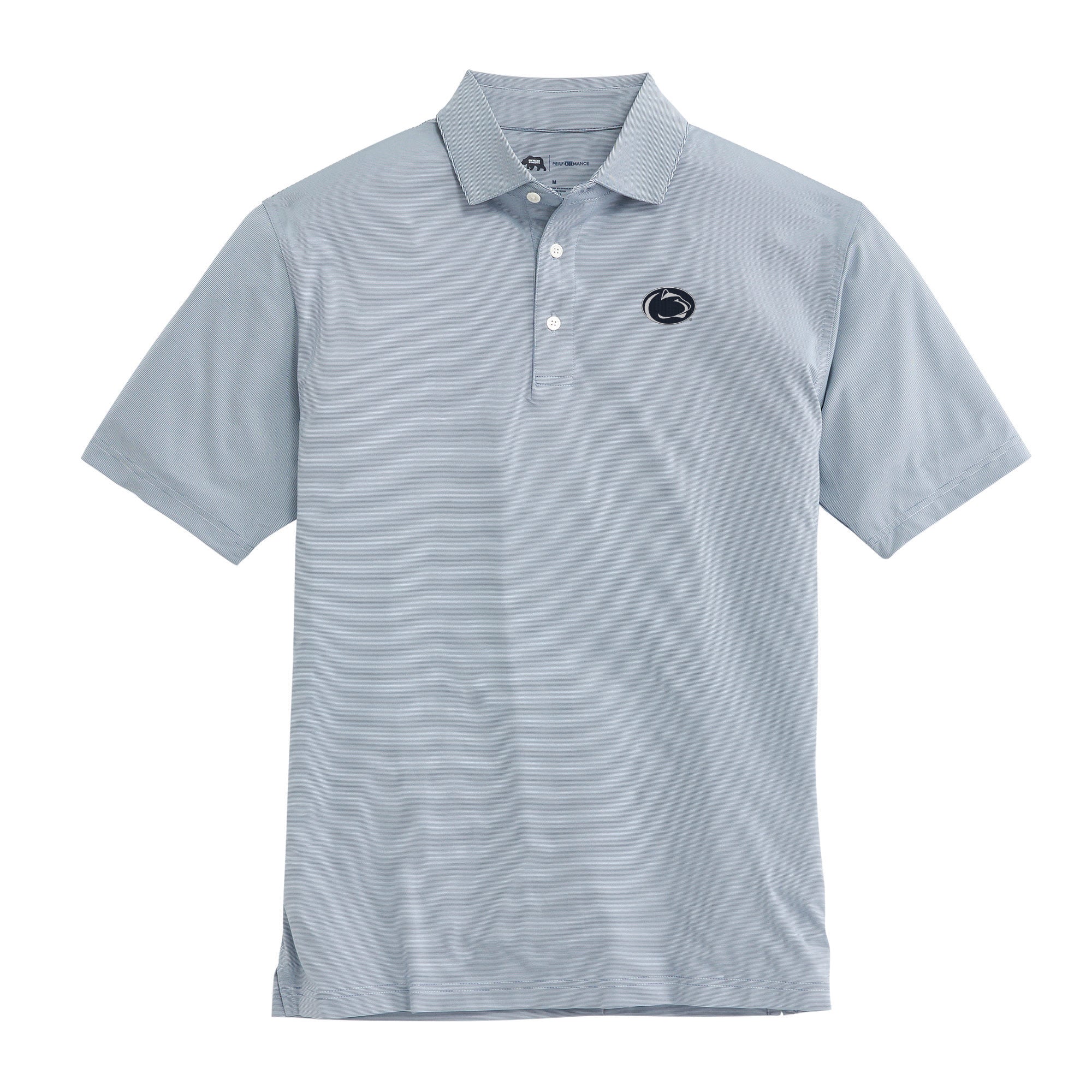 Penn State Performance Polo - Moisture-Wicking, Breathable Men's Golf & Tennis Shirt with Hairline Stripe Design for Sports & Casual Wear