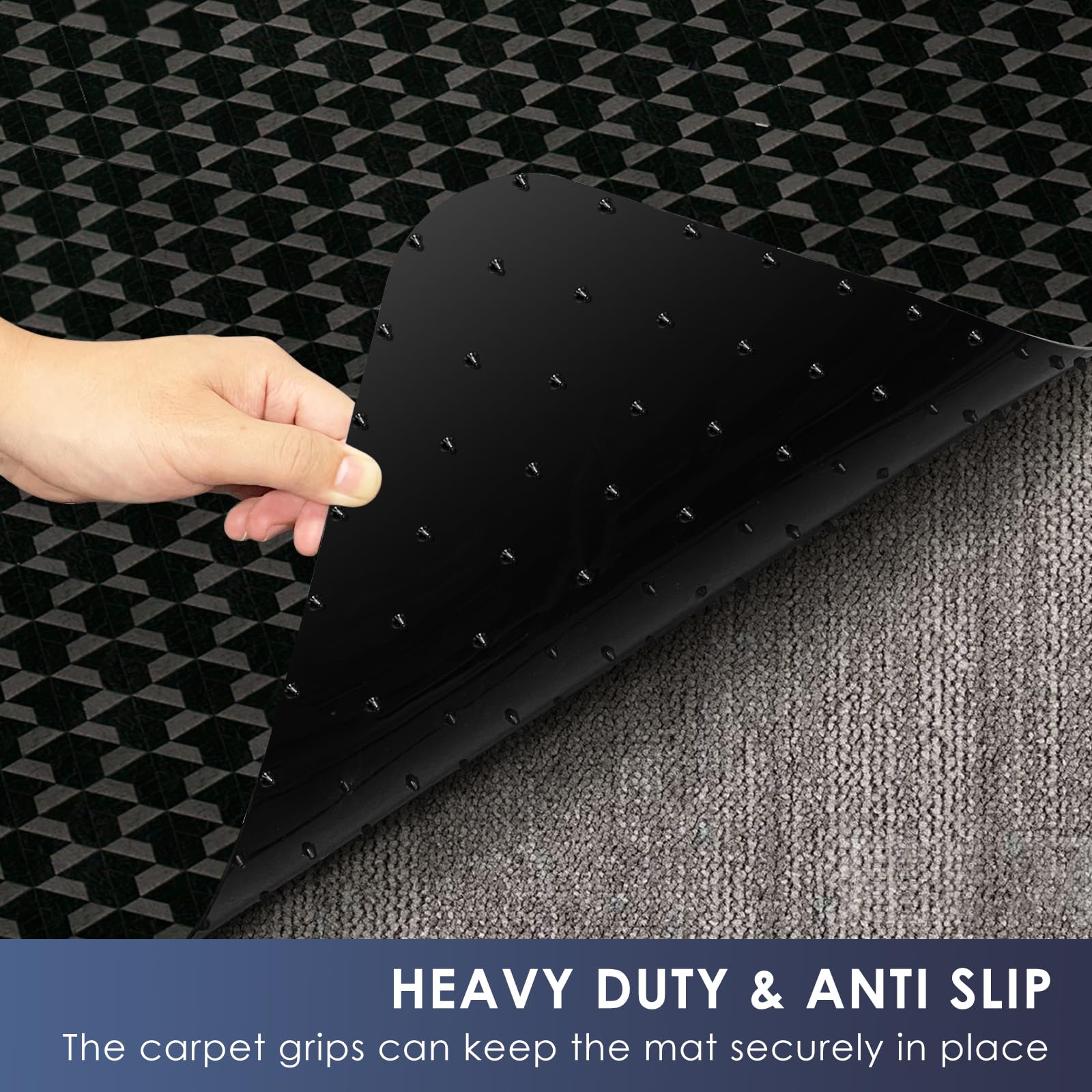 Vicwe Heavy Duty Office Chair Mat for Carpet - 48