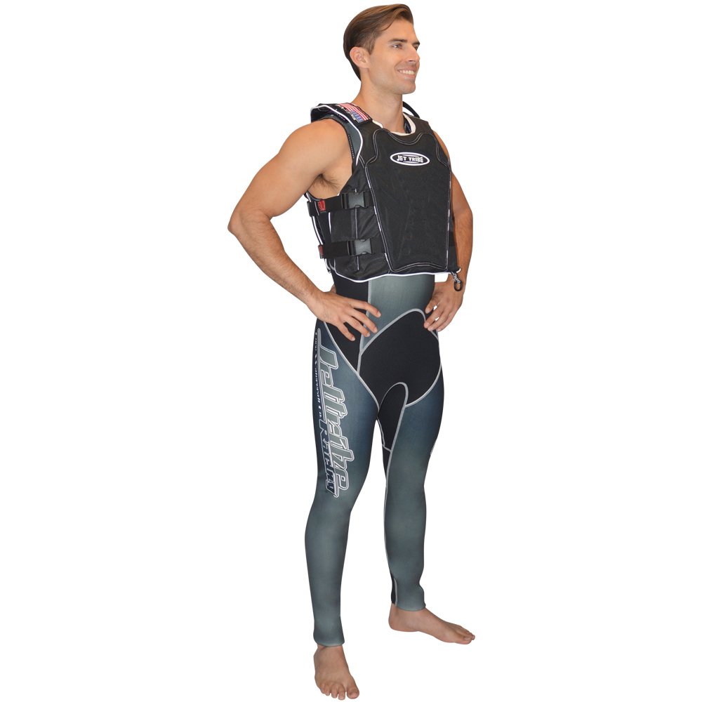 RS-16 Side-Entry Impact Vest for Jet Ski Racing - Black Competition Safety Vest | Water Sports Protective Gear for Closed Course Racing & High-Speed Performance